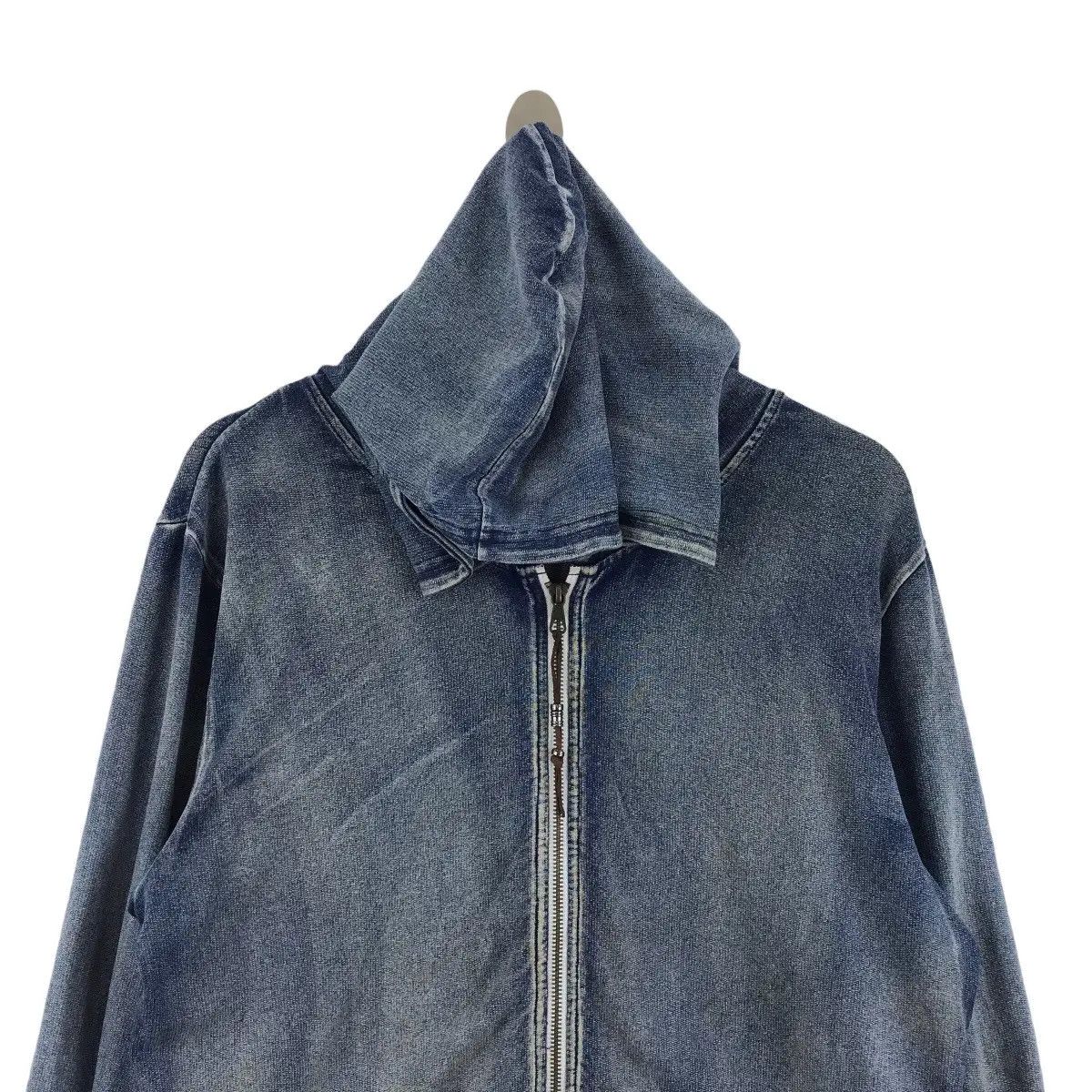 Vintage Vintage COOK JEANS JAPAN Pure Indigo Natural Distress Jacket Size US L / EU 52-54 / 3 - 2 Thumbnail