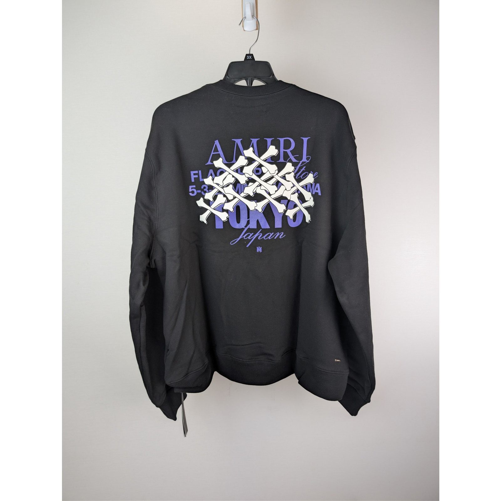 Amiri o1rshd1 3XL Amiri X Tokyo Crewneck Sweatshirt Sweater Black Size US XXL / EU 58 / 5 - 1 Thumbnail