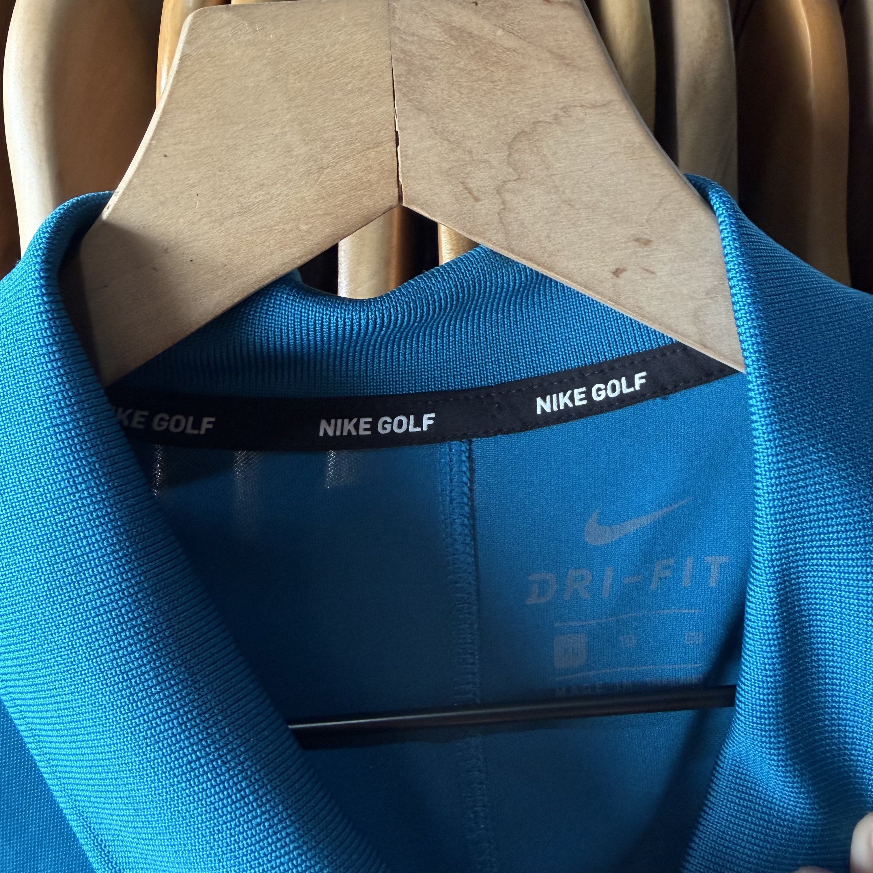 Nike Nike Dri Fit Mens XL Navy Blue Golf Polo Shirt SL Perfomance Size US XL / EU 56 / 4 - 8 Thumbnail