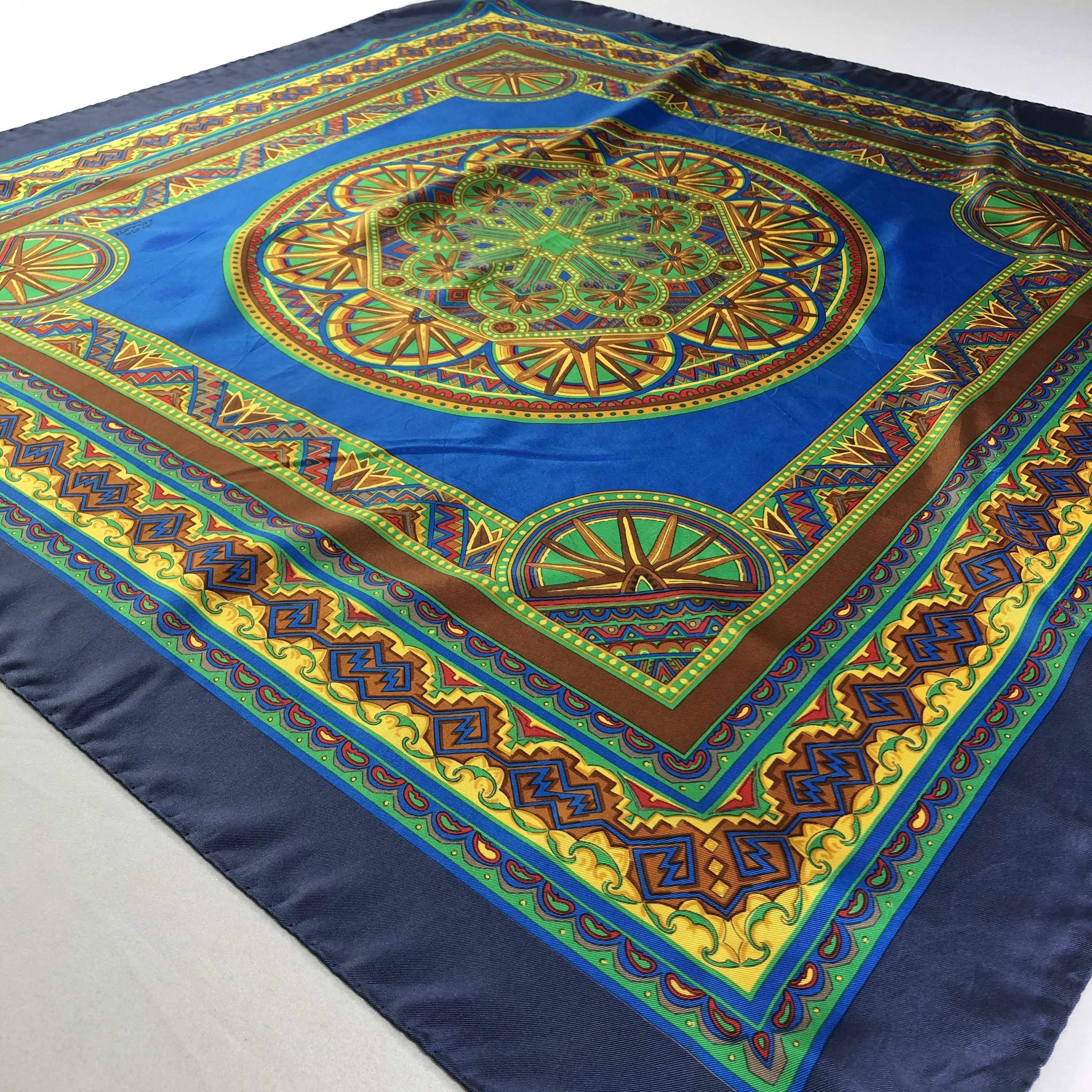 Vintage Vintage Silk Scarf Size ONE SIZE - 4 Thumbnail