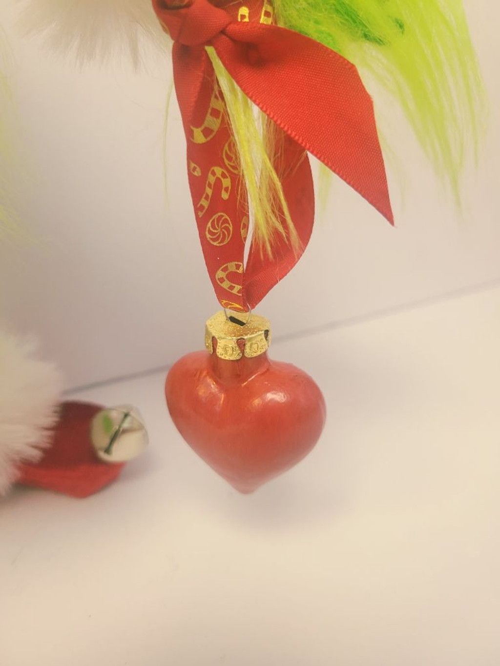 Handmade Handmade Grinch Santa Gnome, 18.5" Holiday Decor, Luxury Size ONE SIZE - 8 Thumbnail