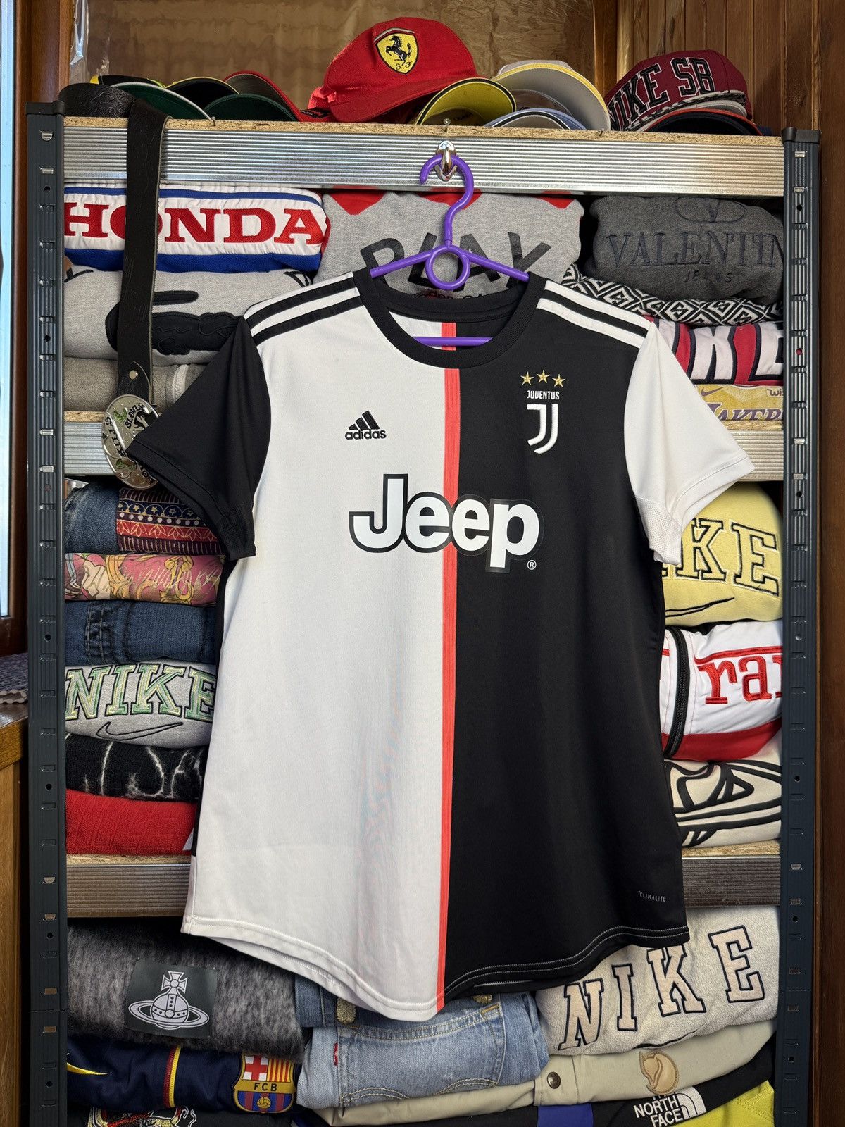 Adidas Adidas Juventus Jeep Soccer Jersey Sz L Size US L / EU 52-54 / 3 - 1 Thumbnail