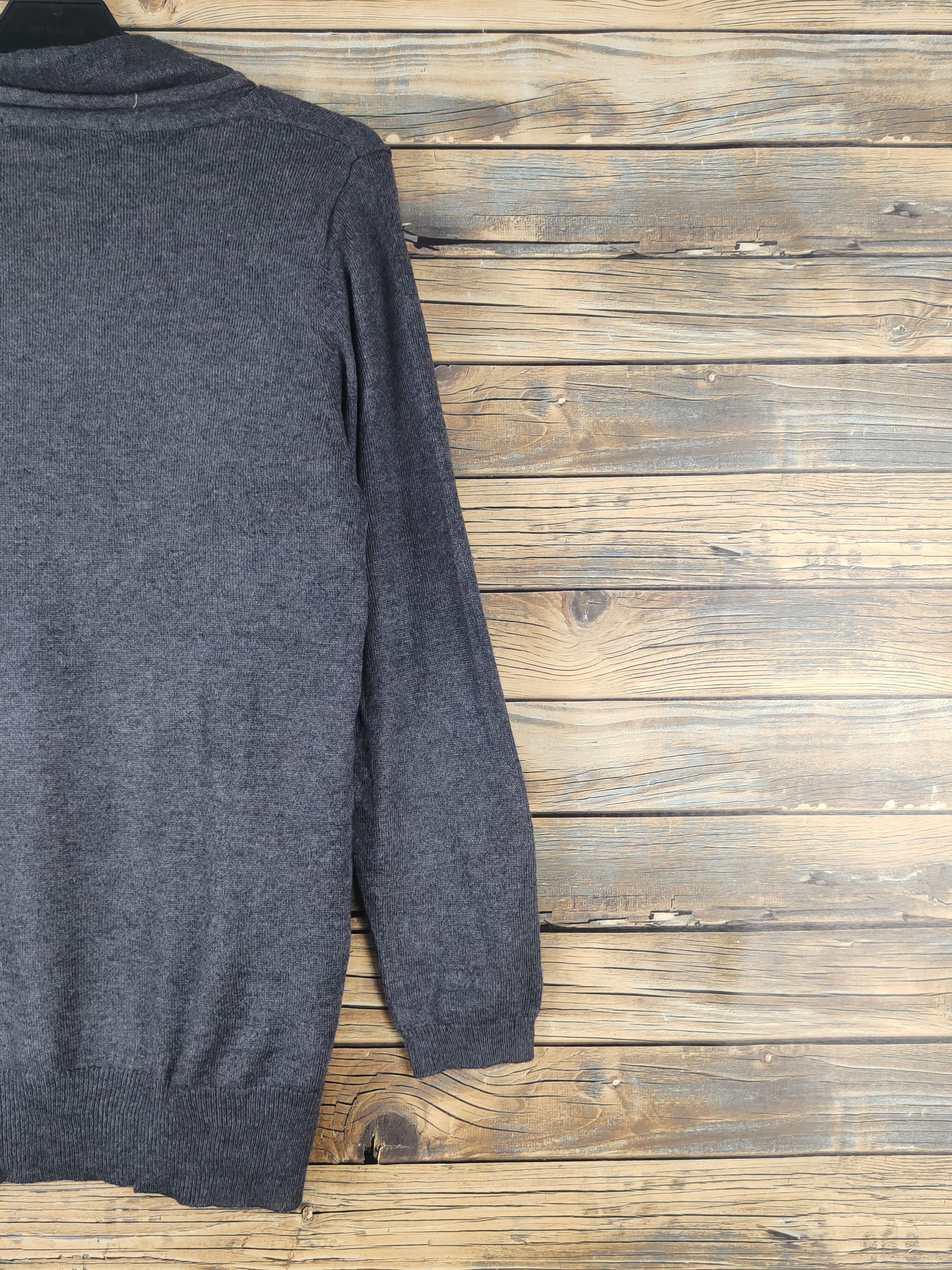 Homespun Knitwear × Japanese Brand Lugnoncure Dark Gray Knitwear Cardigan#W1507 Size M / US 6-8 / IT 42-44 - 9 Thumbnail