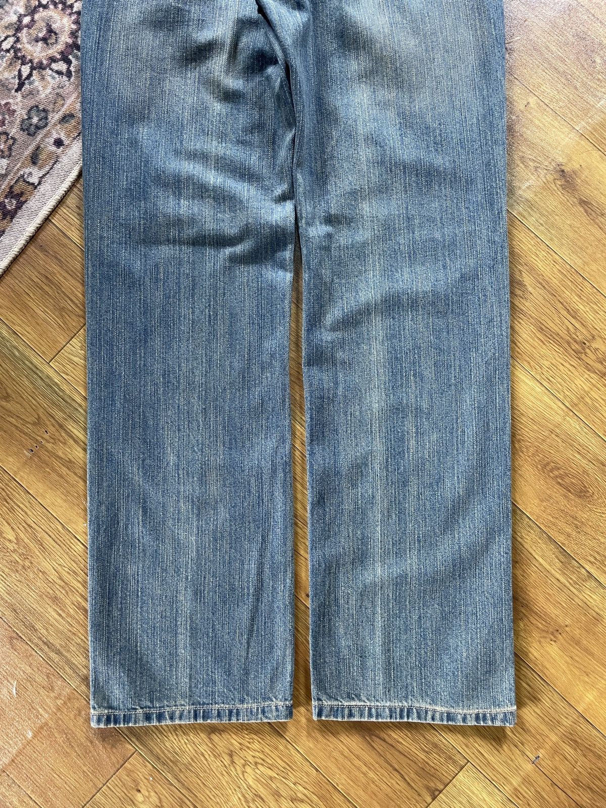 Japanese Brand Straight Relaxed Distressed Denim Size US 31 - 9 Thumbnail