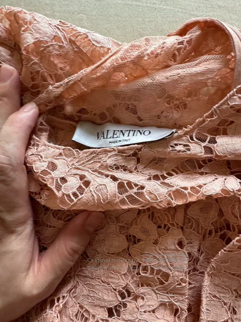 Valentino Valentino Nude pink lace top Size S / US 4 / IT 40 - 3 Thumbnail