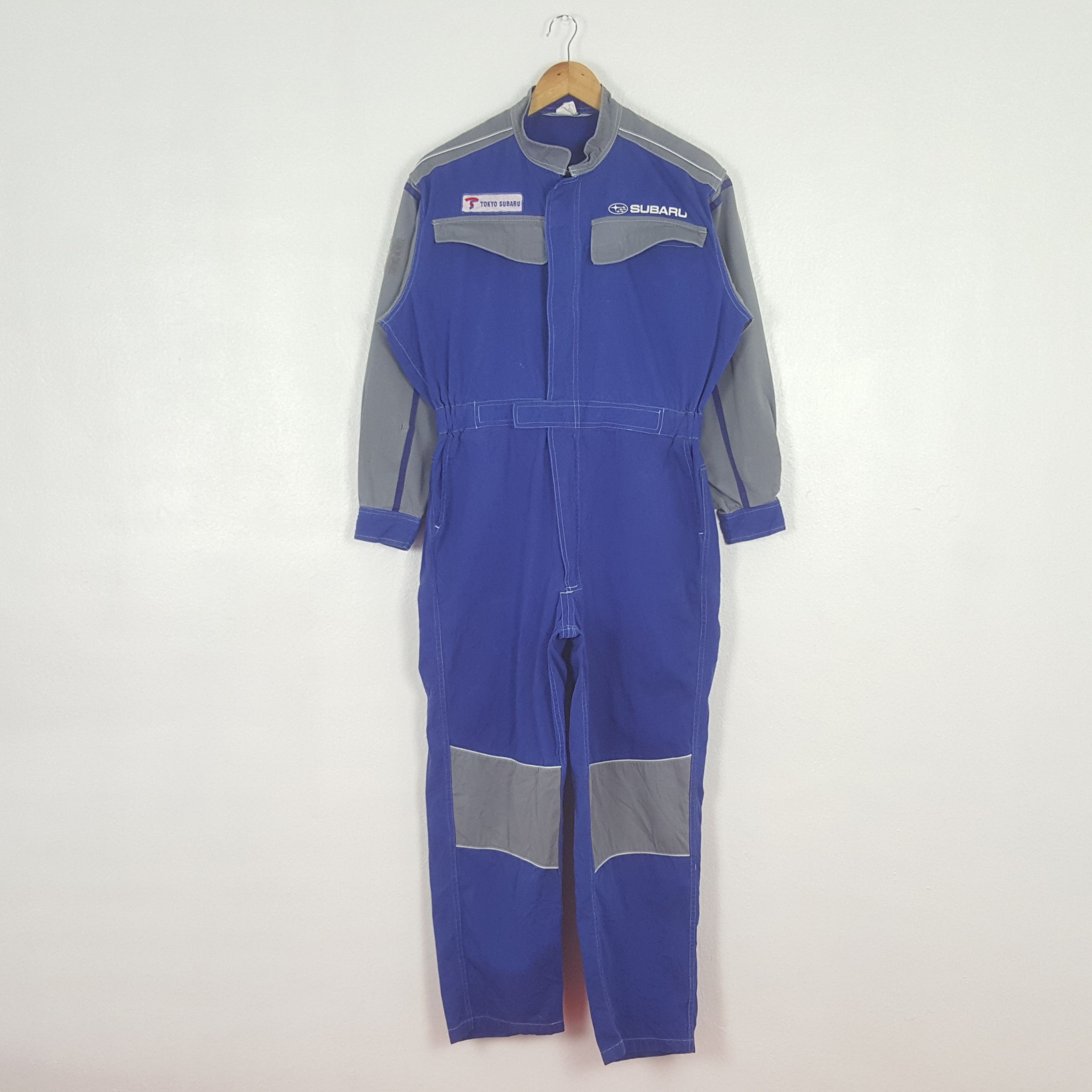 Japanese Brand Vintage Subaru Rally Team Uniform Coverall Jacket C304N15 Size US L / EU 52-54 / 3 - 4 Thumbnail