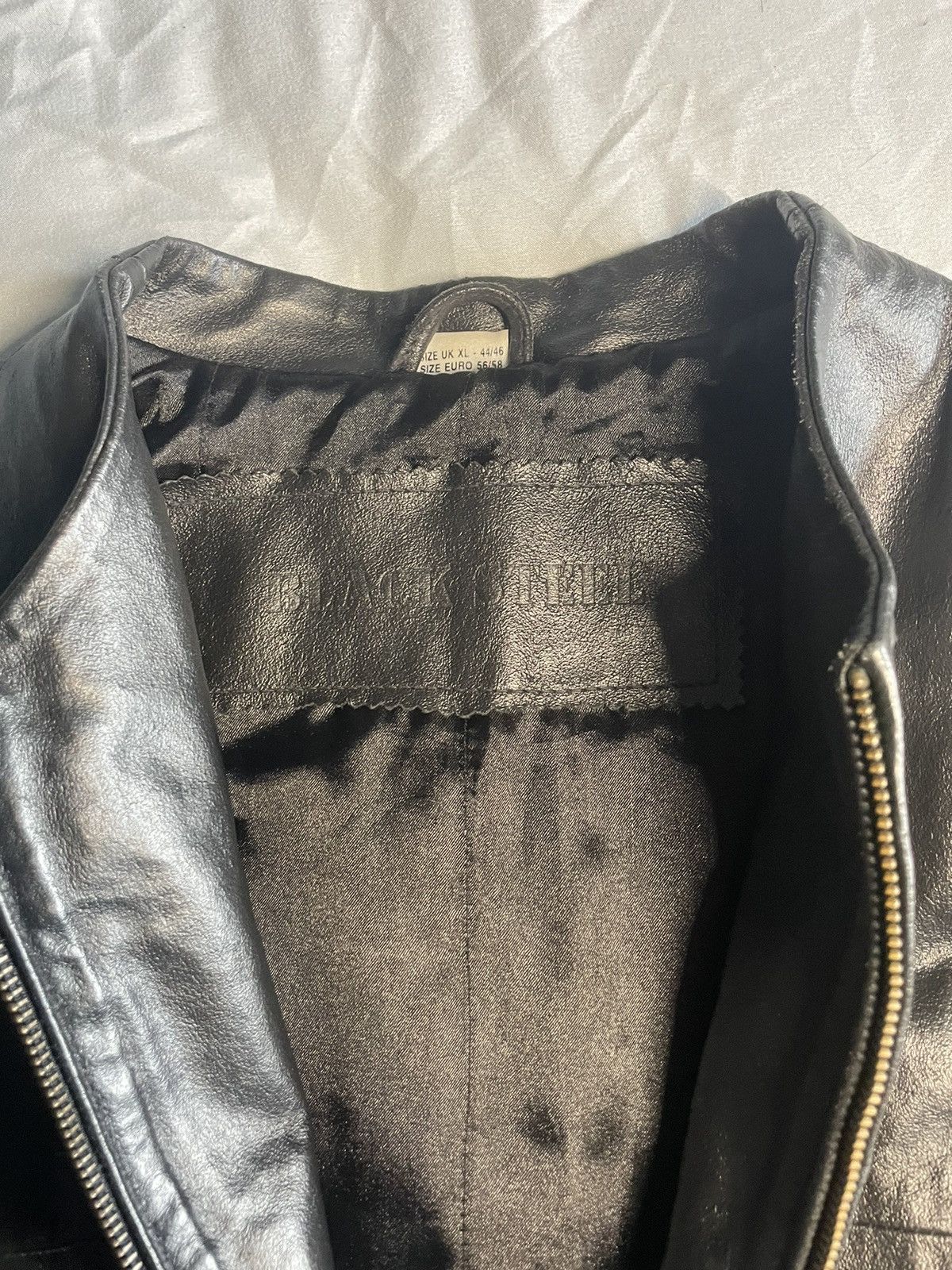 Other Black steel Leather Jacket Size US XL / EU 56 / 4 - 3 Thumbnail