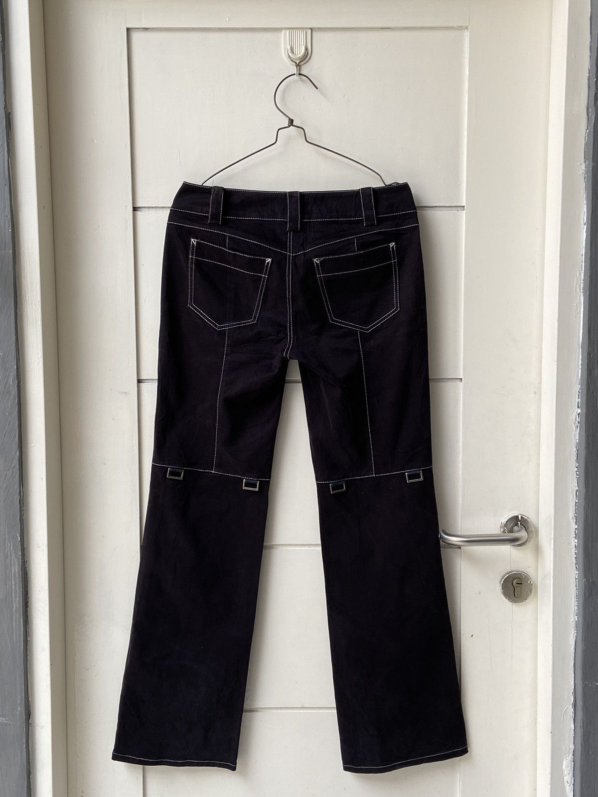 Burberry BURBERRY Black Long Pants Size US 27 - 4 Thumbnail