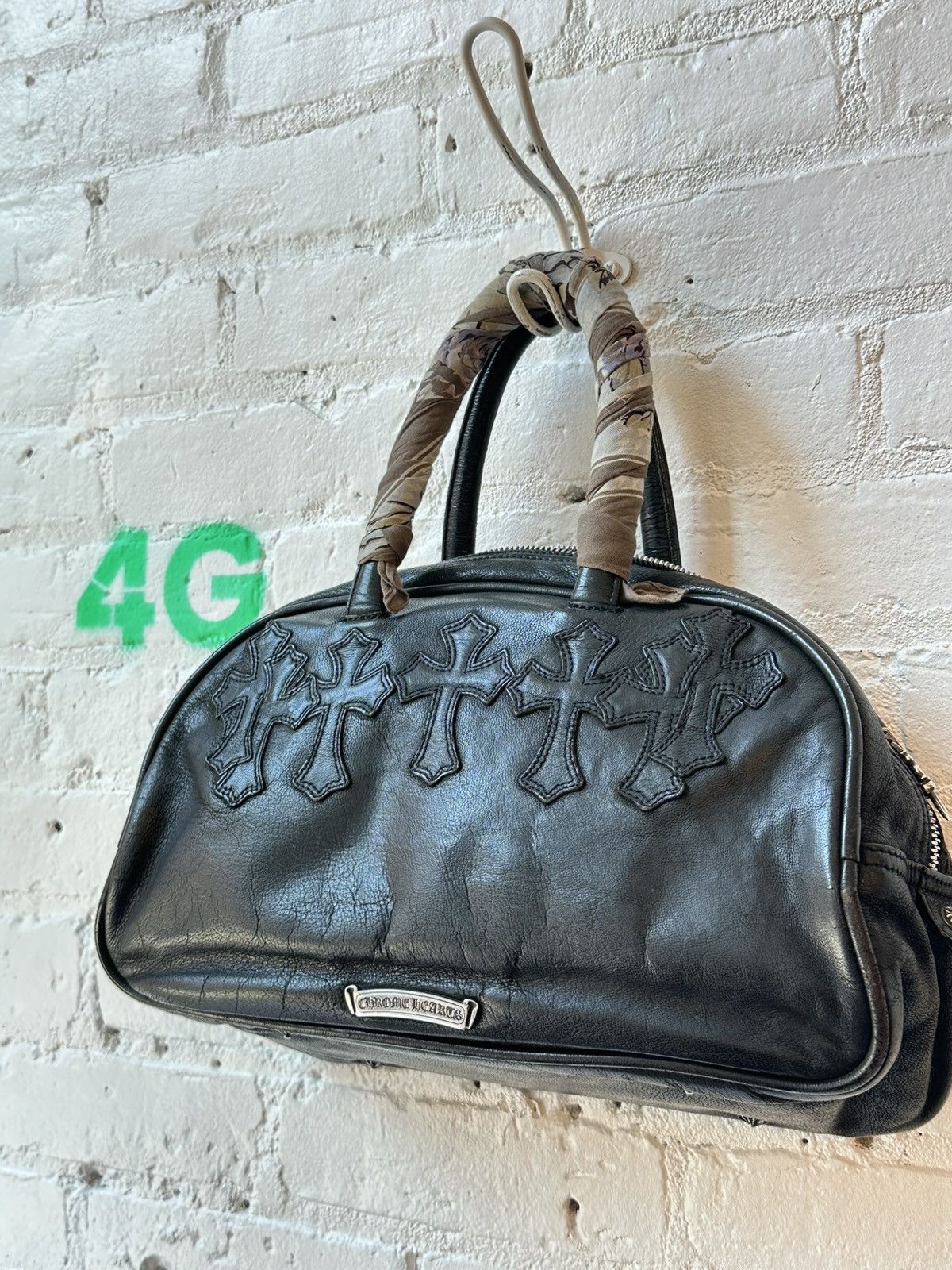 Chrome Hearts CHROME HEARTS FLOODED PATCH BOWLING BAG Size ONE SIZE - 4 Thumbnail