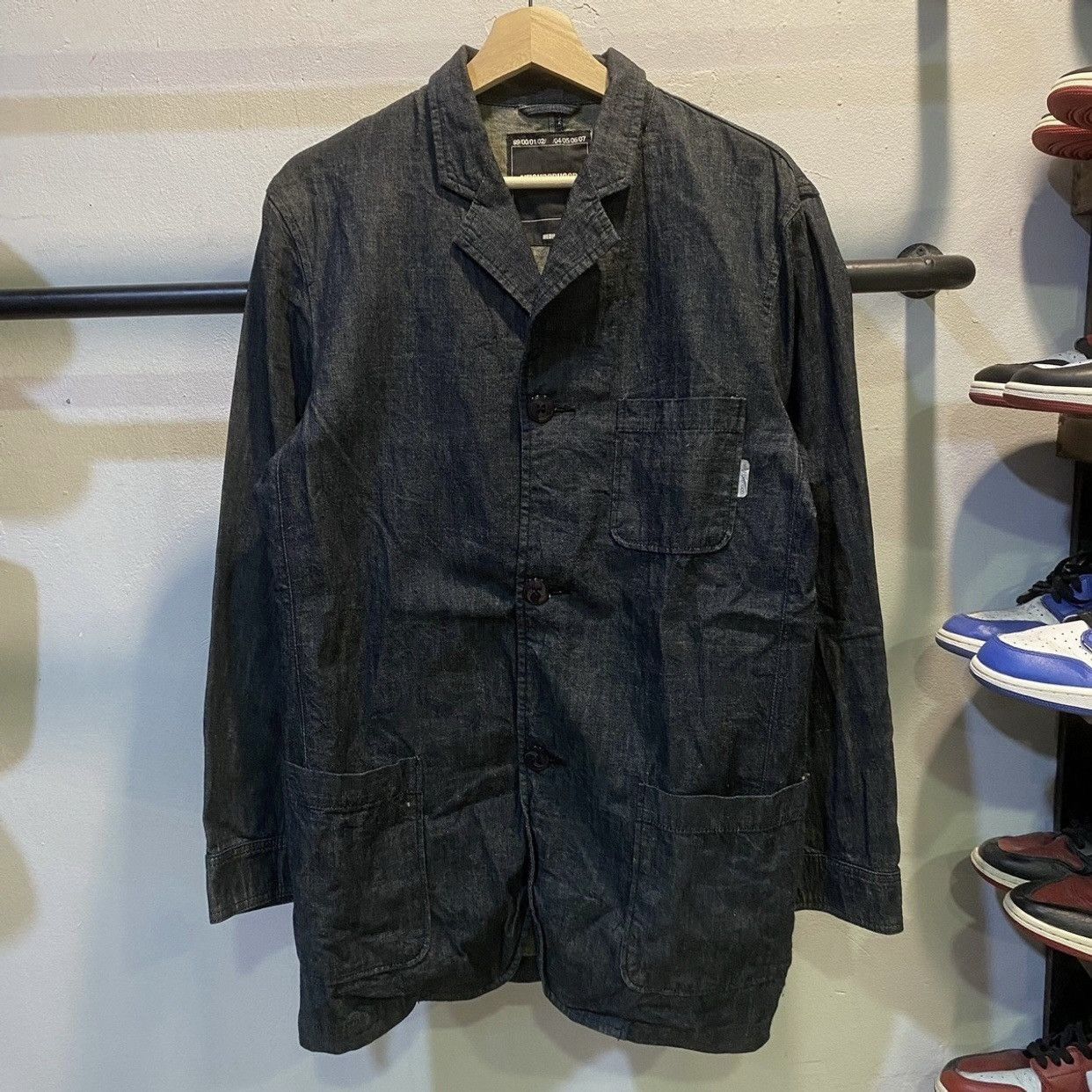Neighborhood Neighborhood Denim Jacket Coverall Indigo Vintage Pre-Owned Size US M / EU 48-50 / 2 - 1 Thumbnail