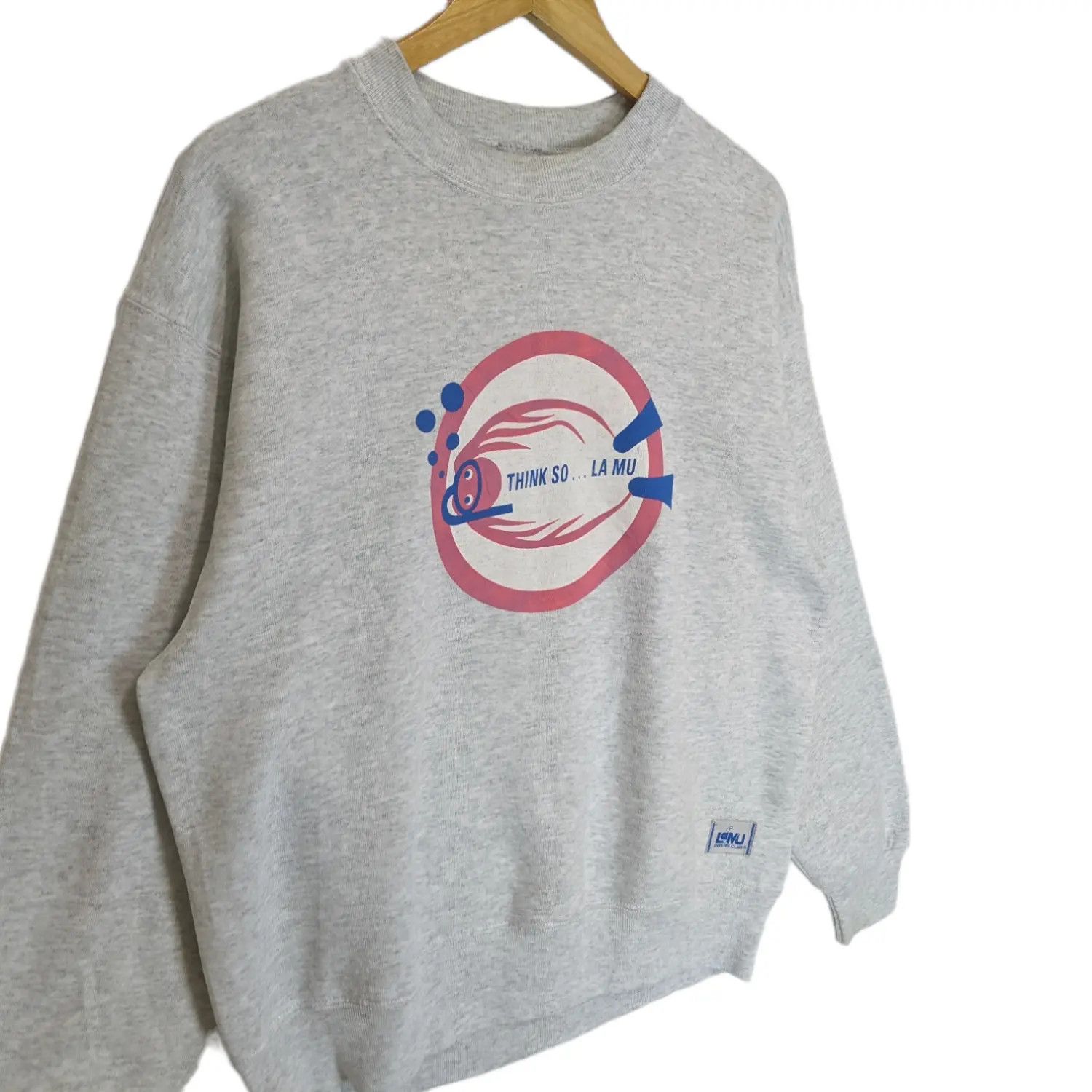 Fruit Of The Loom Vintage 90's FOTL Lamu Diver's Club Jumper Sweatshirt Size US M / EU 48-50 / 2 - 3 Thumbnail