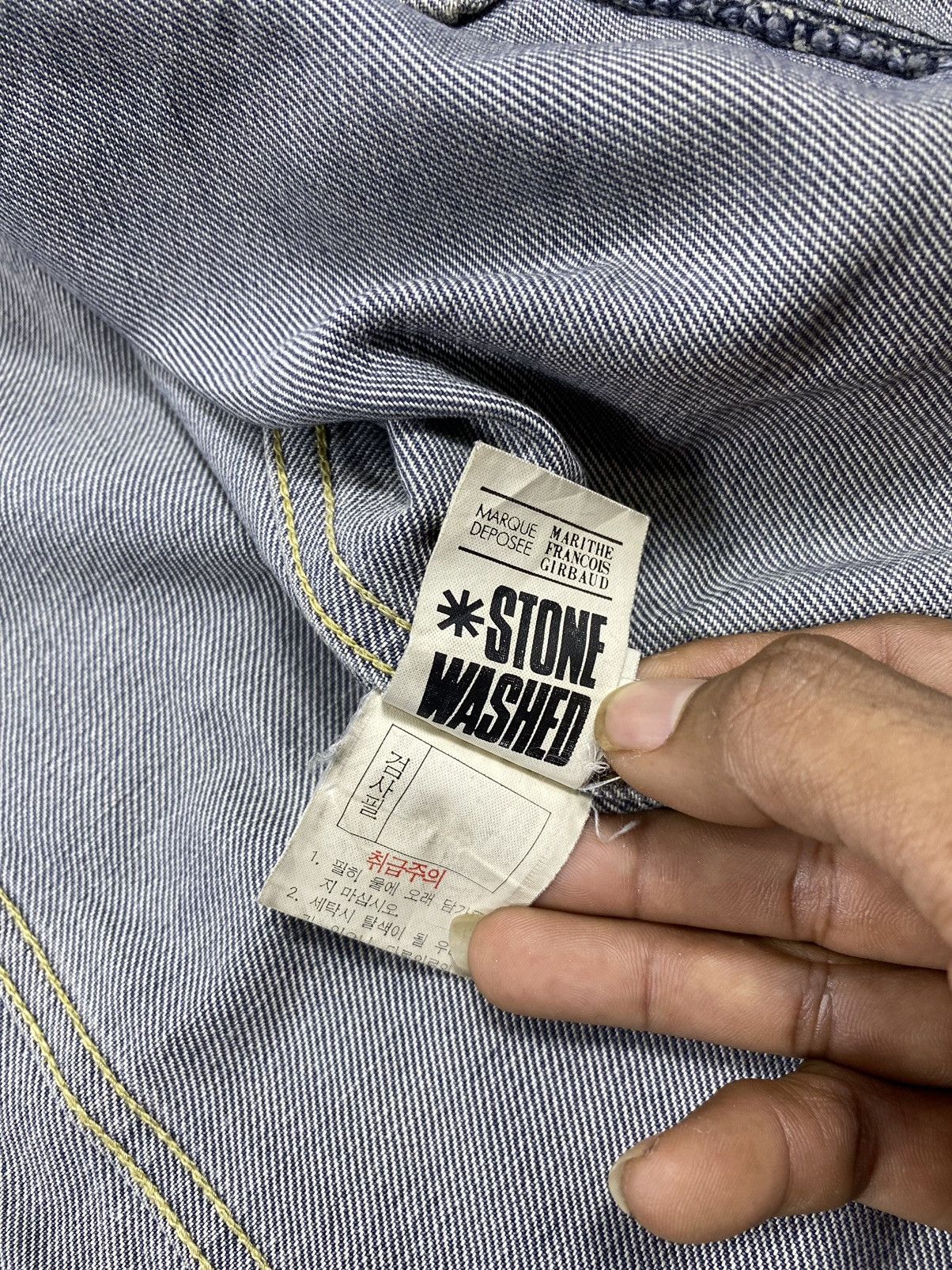 Marithe + Francois Girbaud Vtg Denim Marithe Francois Girbaud ZipJacket Size US M / EU 48-50 / 2 - 10 Thumbnail
