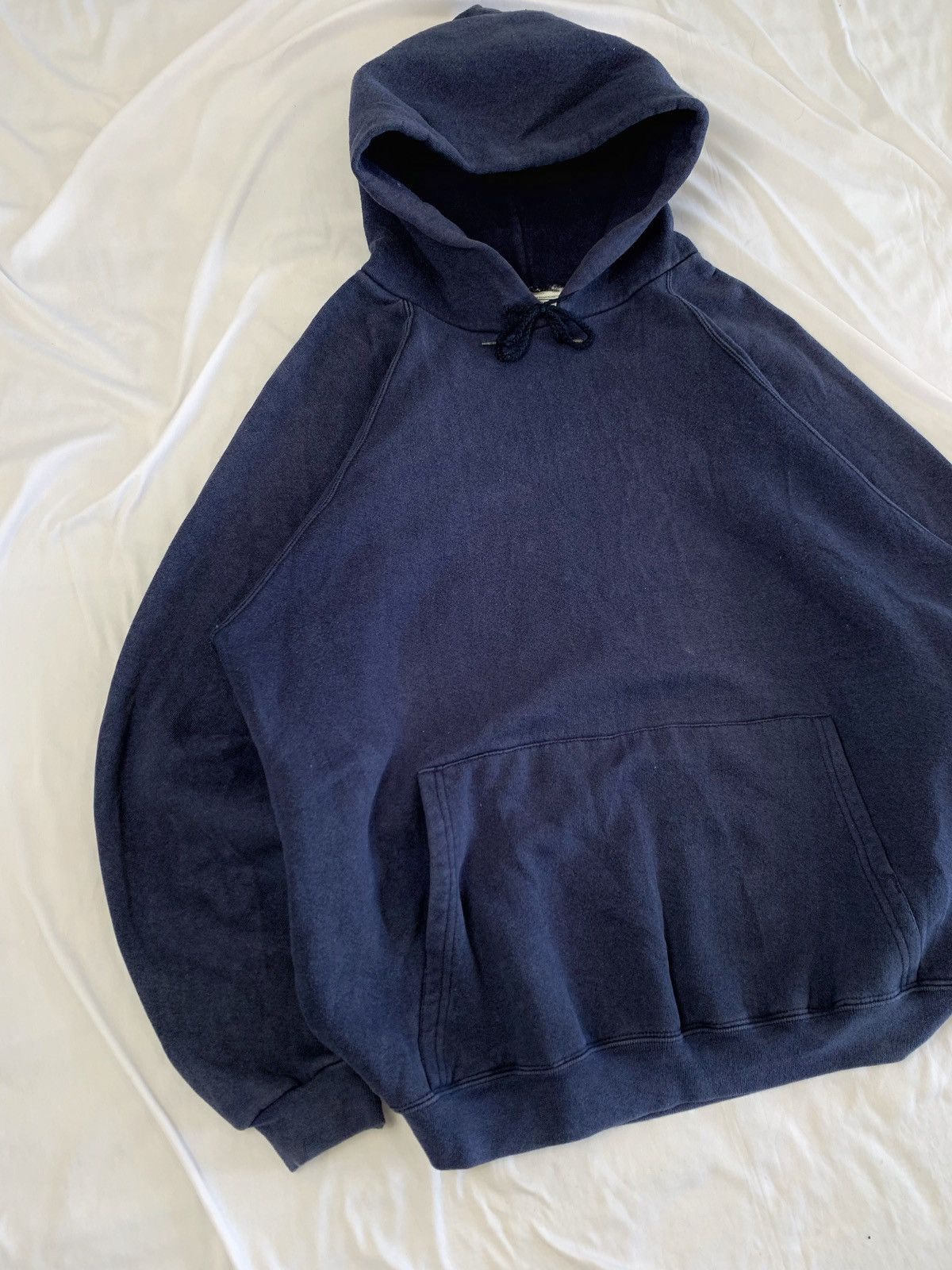 Fruit Of The Loom 90s Vintage blank hoodie heavy weight not fotl Size US L / EU 52-54 / 3 - 7 Thumbnail