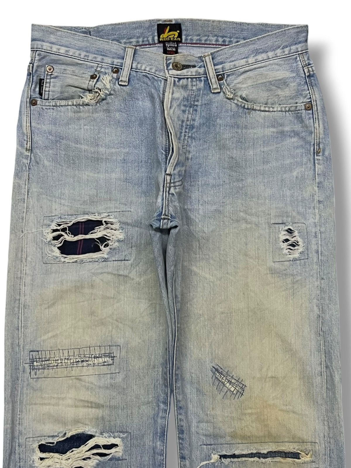 Paul Smith Red Ear Vintage 00s Paul Smith Red Ear Selvedge Denim Japan Size US 31 - 4 Thumbnail