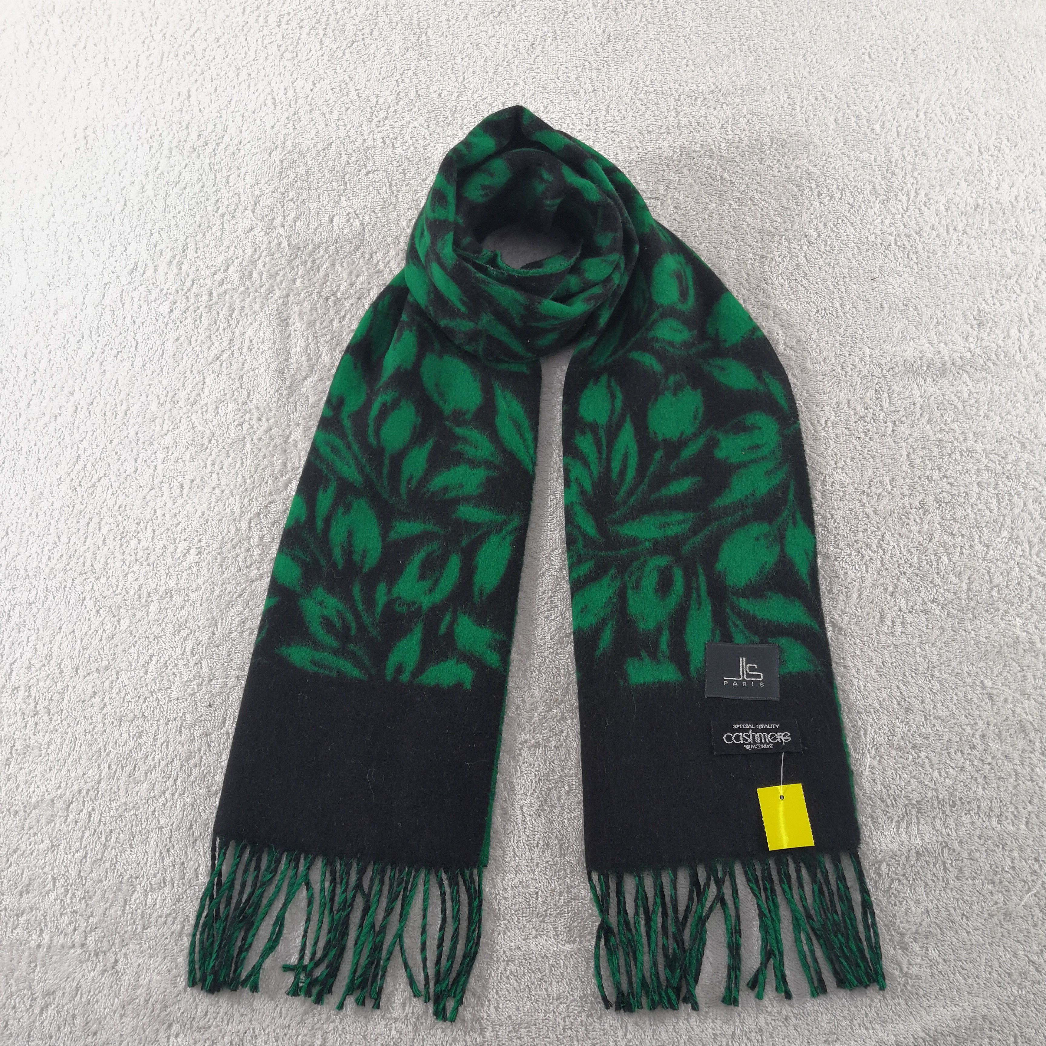 Jean-Louis Scherrer Vintage Jean-Louis Scherrer Scarf Wool Cashmere Scarves Size ONE SIZE - 1 Thumbnail