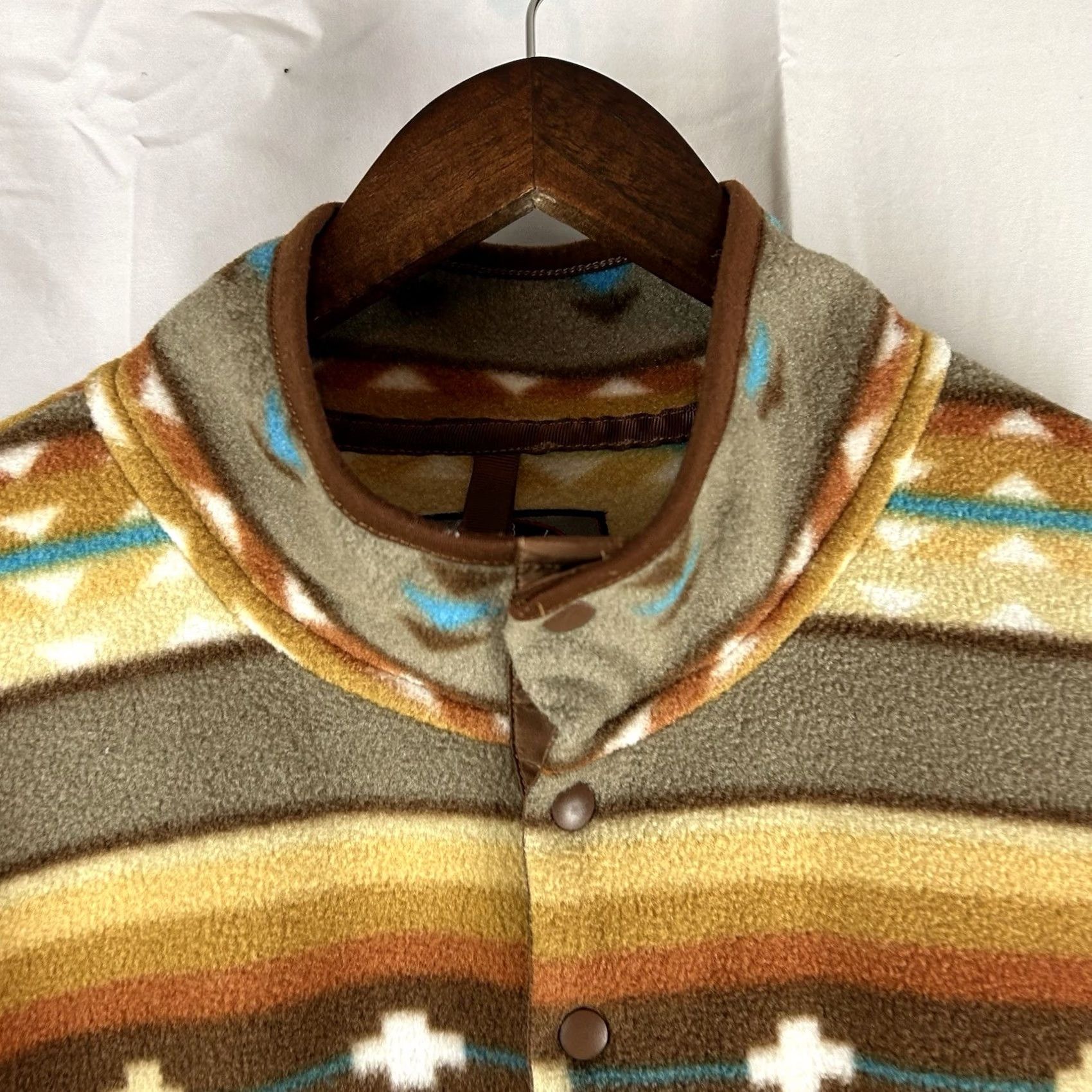 Vintage VINTAGE Cabin Fever By Ramatex Fleece Southwest Aztec 2XL 1/4 Button Pullover Pockets Mens Jacket Size US XXL / EU 58 / 5 - 3 Thumbnail