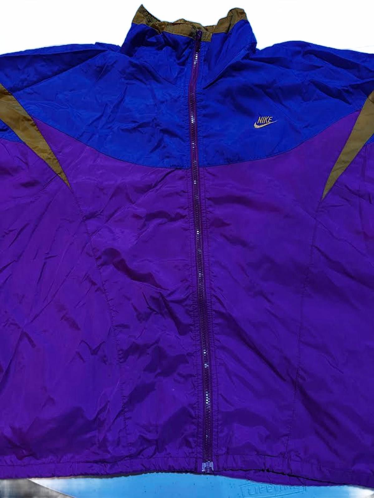 Nike Vintage Nike ACG Windbreaker Purple Blue Jacket Size US L / EU 52-54 / 3 - 3 Thumbnail