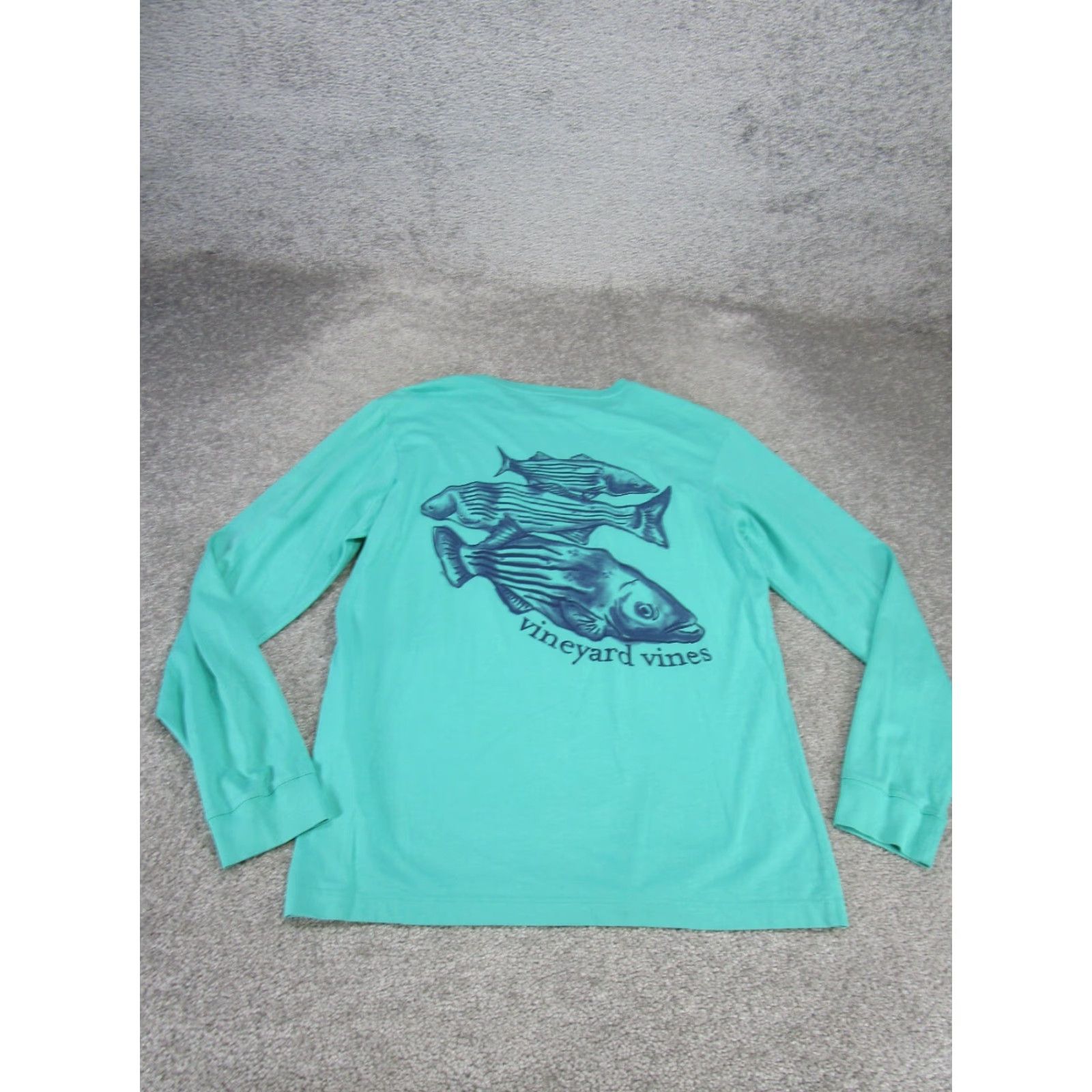Vineyard Vines Vineyard Vines Shirt XS Mens Green Long Sleeve T-Shirt Cotton Crew Neck, Solid, Vintage? (If vintage not stated) Size US XS / EU 42 / 0 - 3 Thumbnail