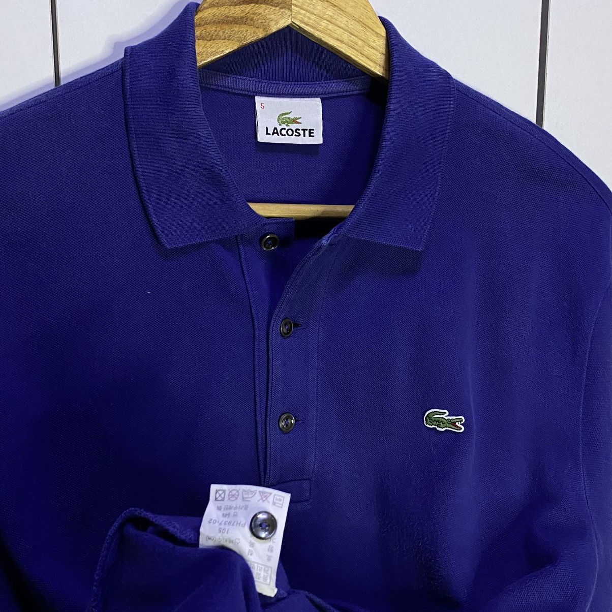Lacoste Lacoste Men’s Polo Shirt | Blue size 5 Size L / US 10 / IT 46 - 2 Thumbnail