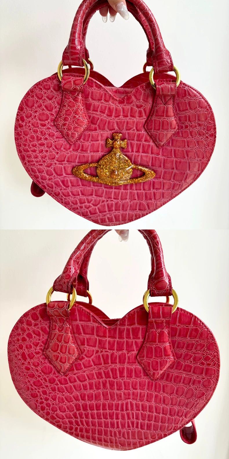 Vivienne Westwood Vivienne Westwood size os Pink alligator leather paint plas Size ONE SIZE - 2 Thumbnail