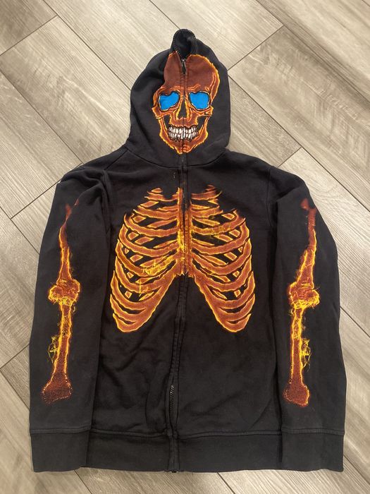 Tony hawk sale skeleton hoodie