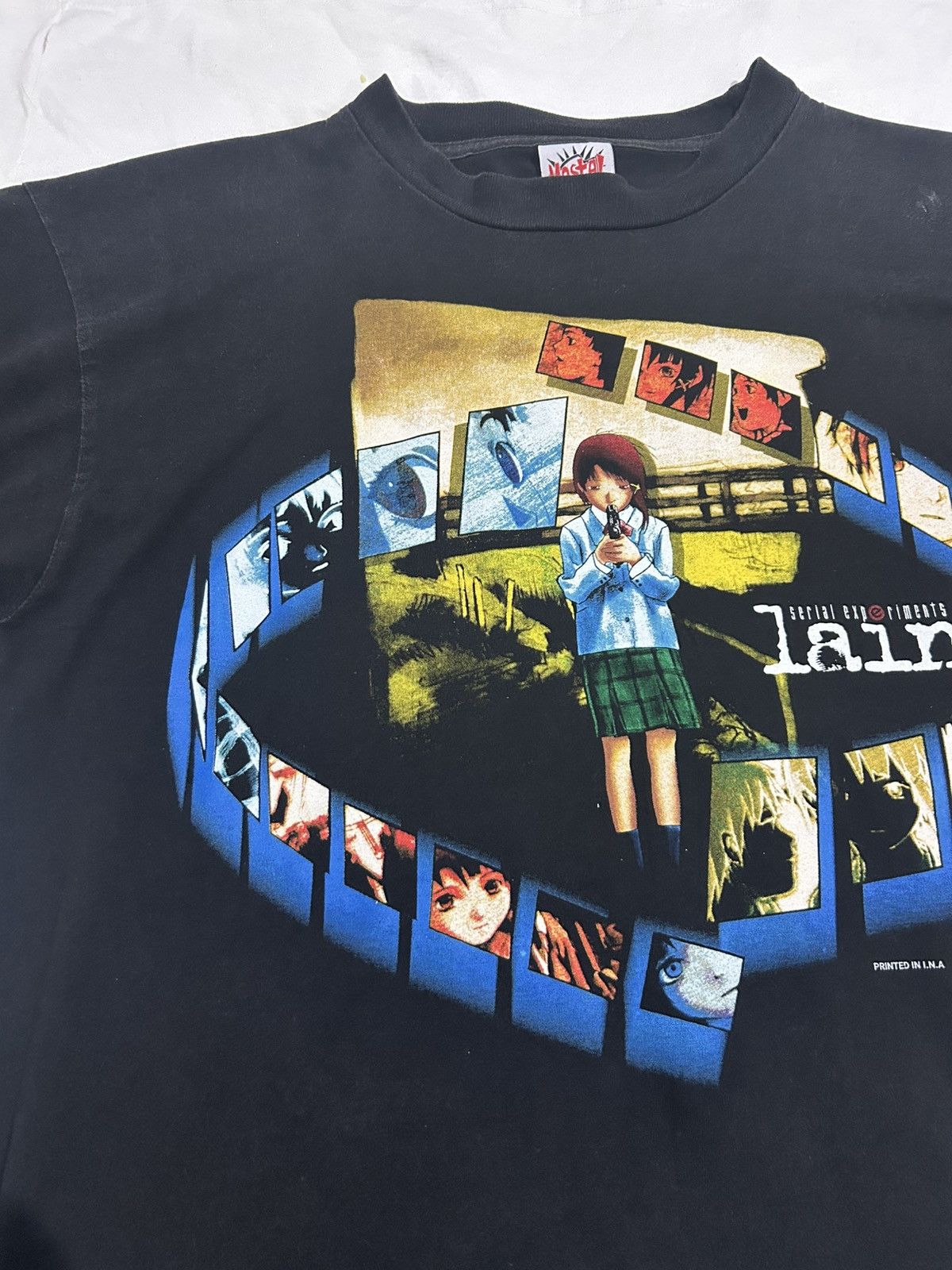 Anime Serial Lain Experiment Video Girl Limited Nostalgtees XL Size US XL / EU 56 / 4 - 2 Thumbnail