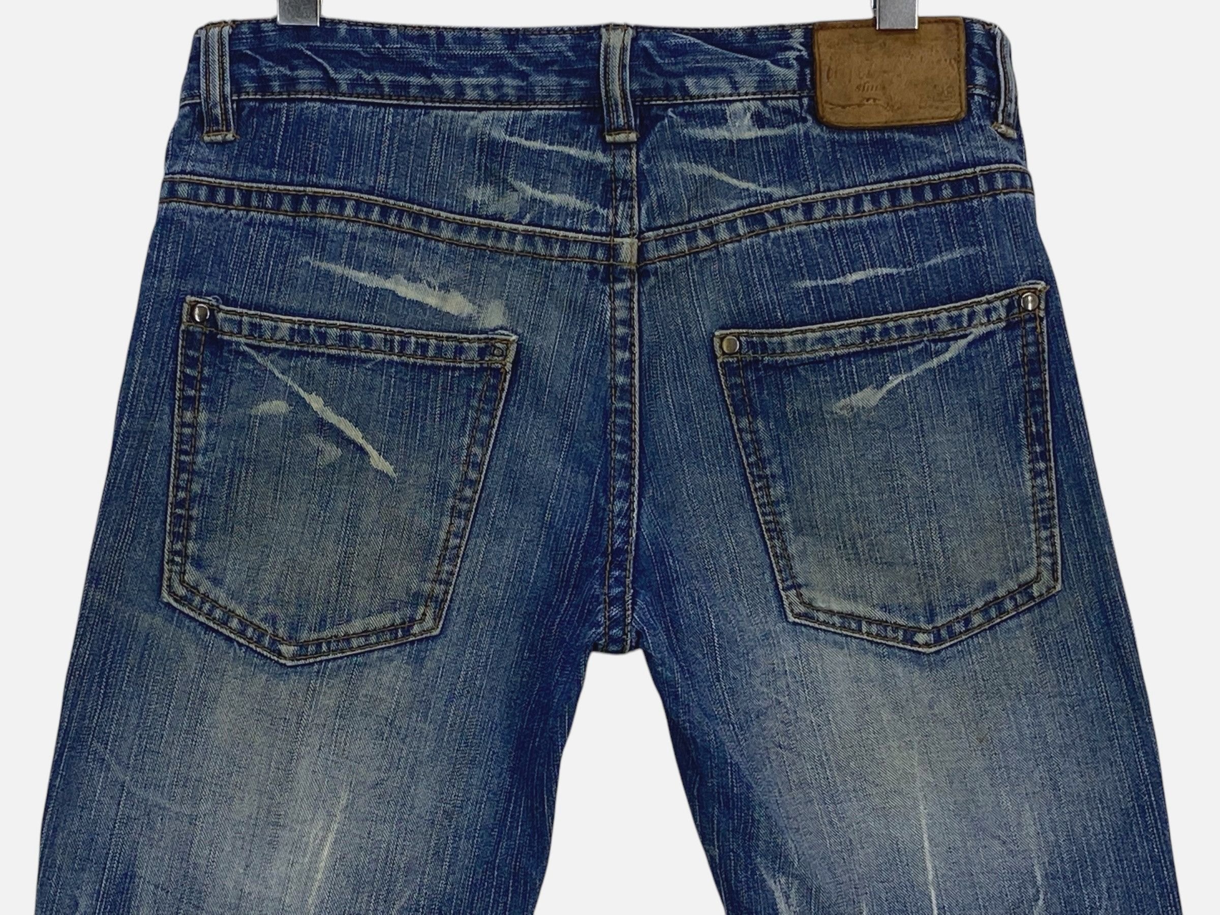 Other Acid Wash Denim Jeans Beads Stud Embellished Pants Size US 31 - 5 Thumbnail