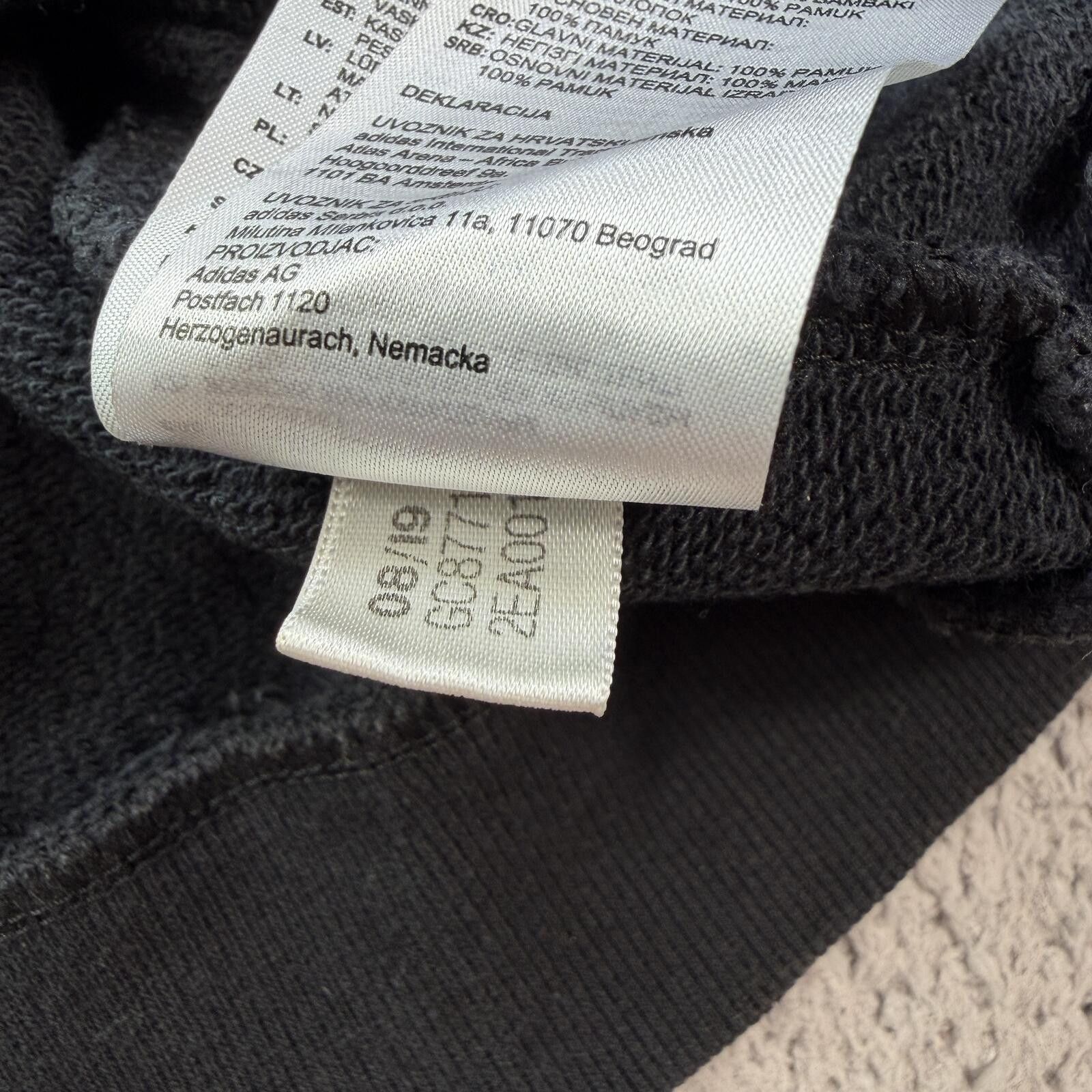 Adidas Adidas Originals Oversized Hoodie Black Trefoil 3 Stripe Y2K Size M / US 6-8 / IT 42-44 - 6 Thumbnail