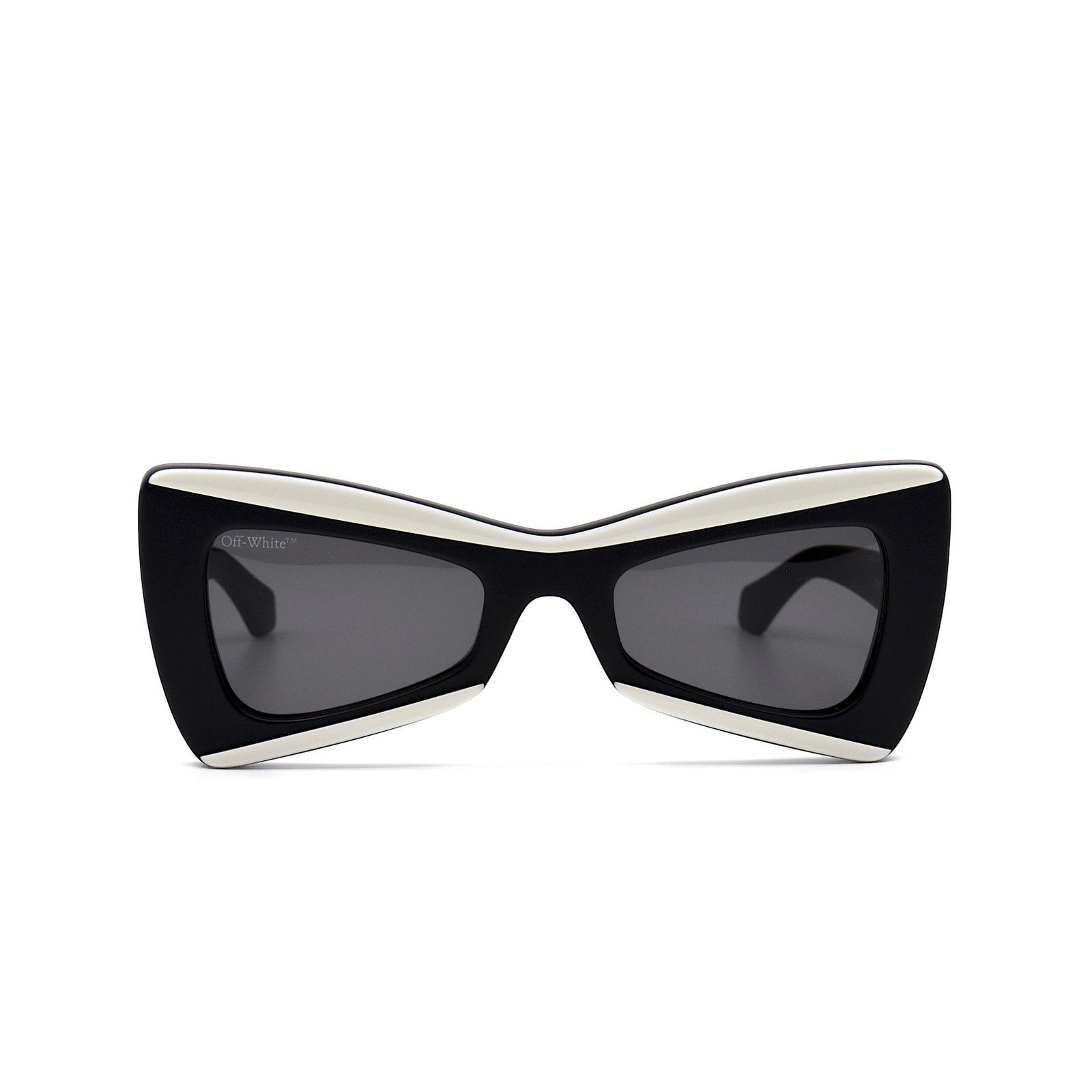 Off-White NEW! OFF-WHITE NASHVILLE OER1070 BLACK/WHITE GREY SUNGLASSES Size ONE SIZE - 2 Thumbnail