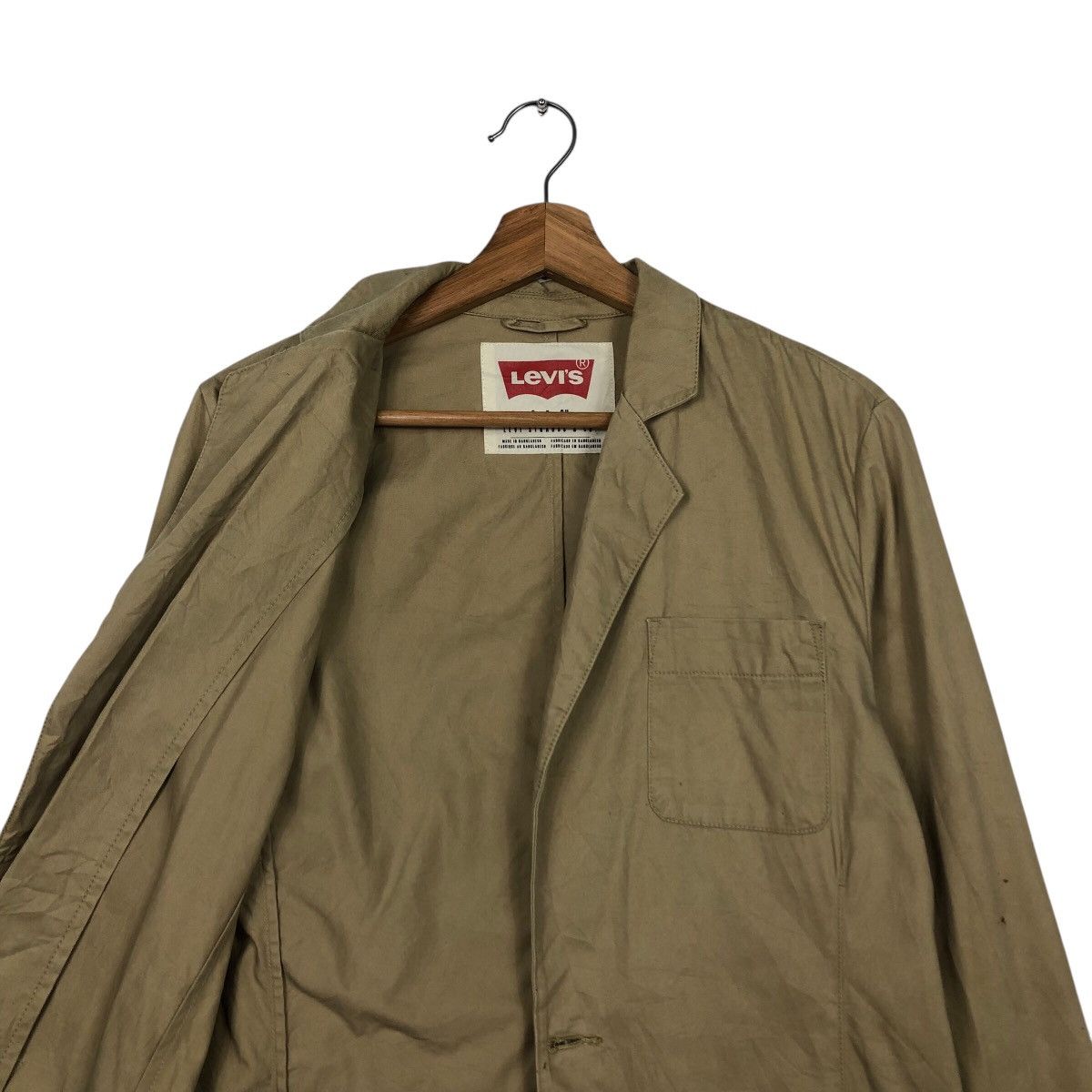Japanese Brand 📌Vintage Chore Biker Jacket Levi's Multi Pockets Size US M / EU 48-50 / 2 - 13 Thumbnail