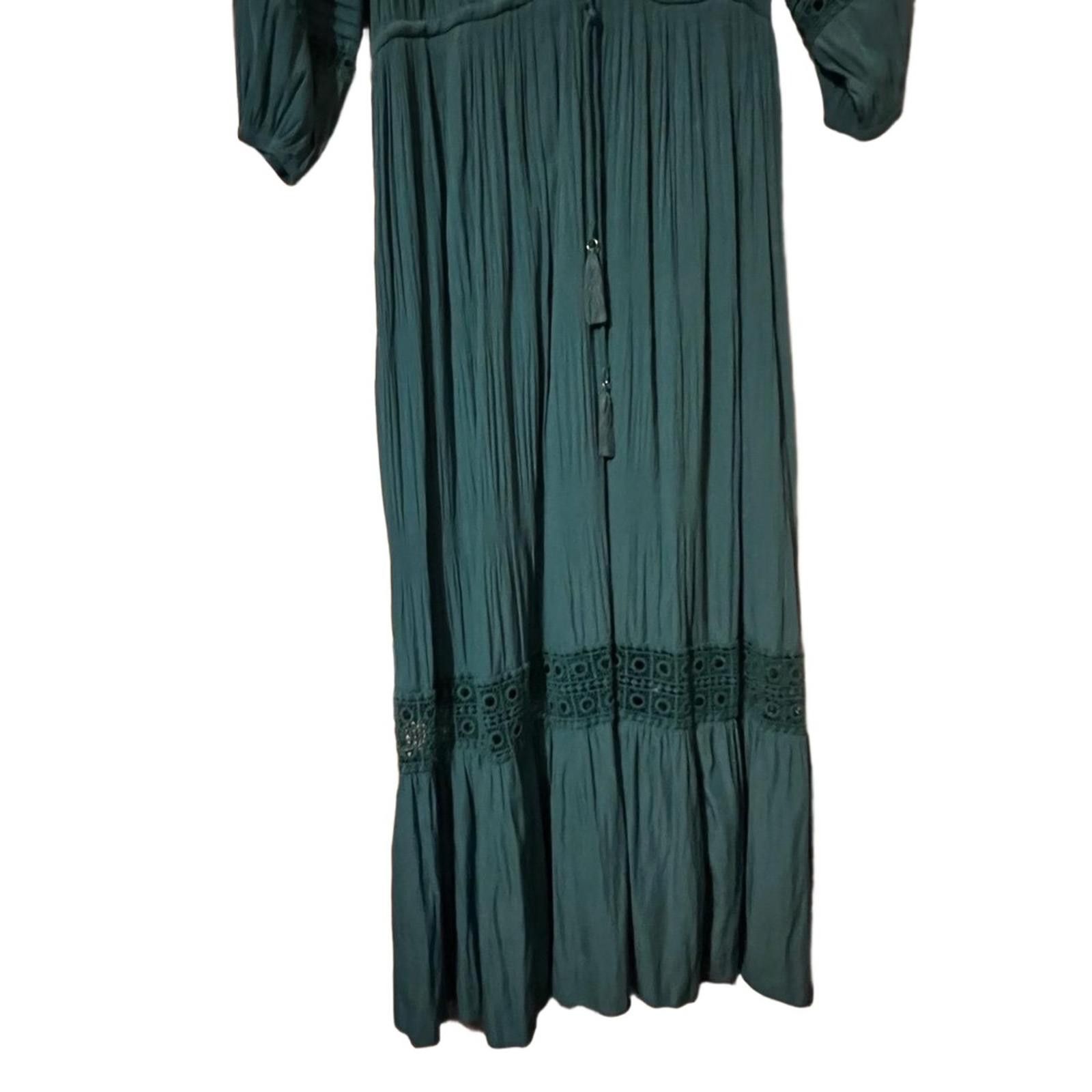 chicos green dress Green Peter Pan Collar Cord Cassis Mini Dress