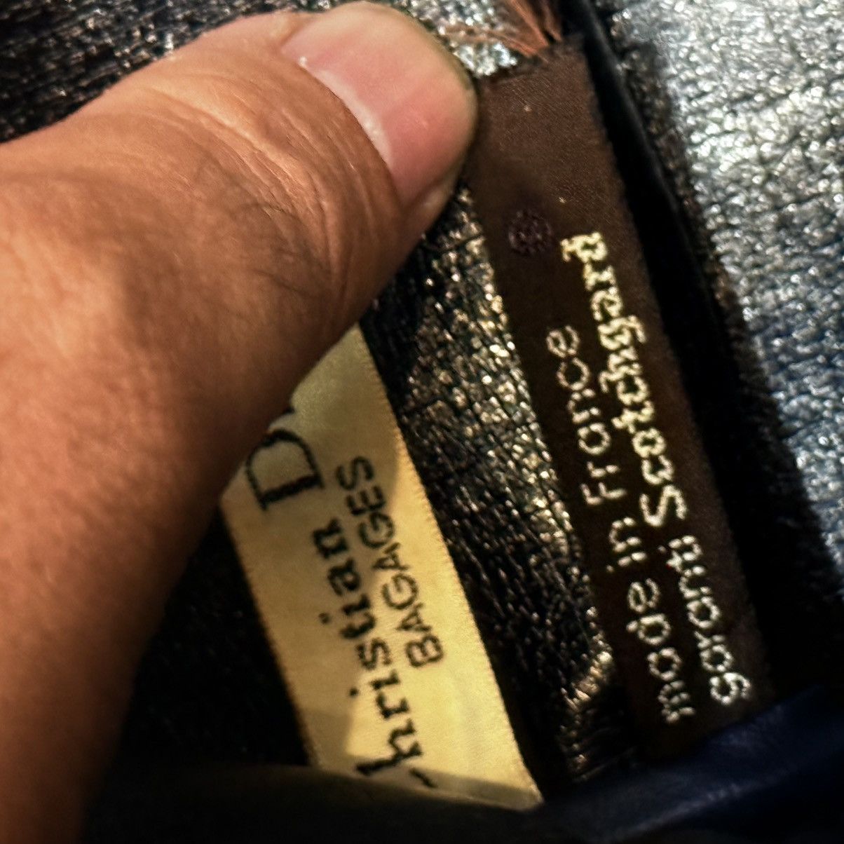 Christian Dior Monsieur Vtg 70s Christian Dior "Bagages" Trotter Monogram Boston 45 Size 44 - 18 Thumbnail