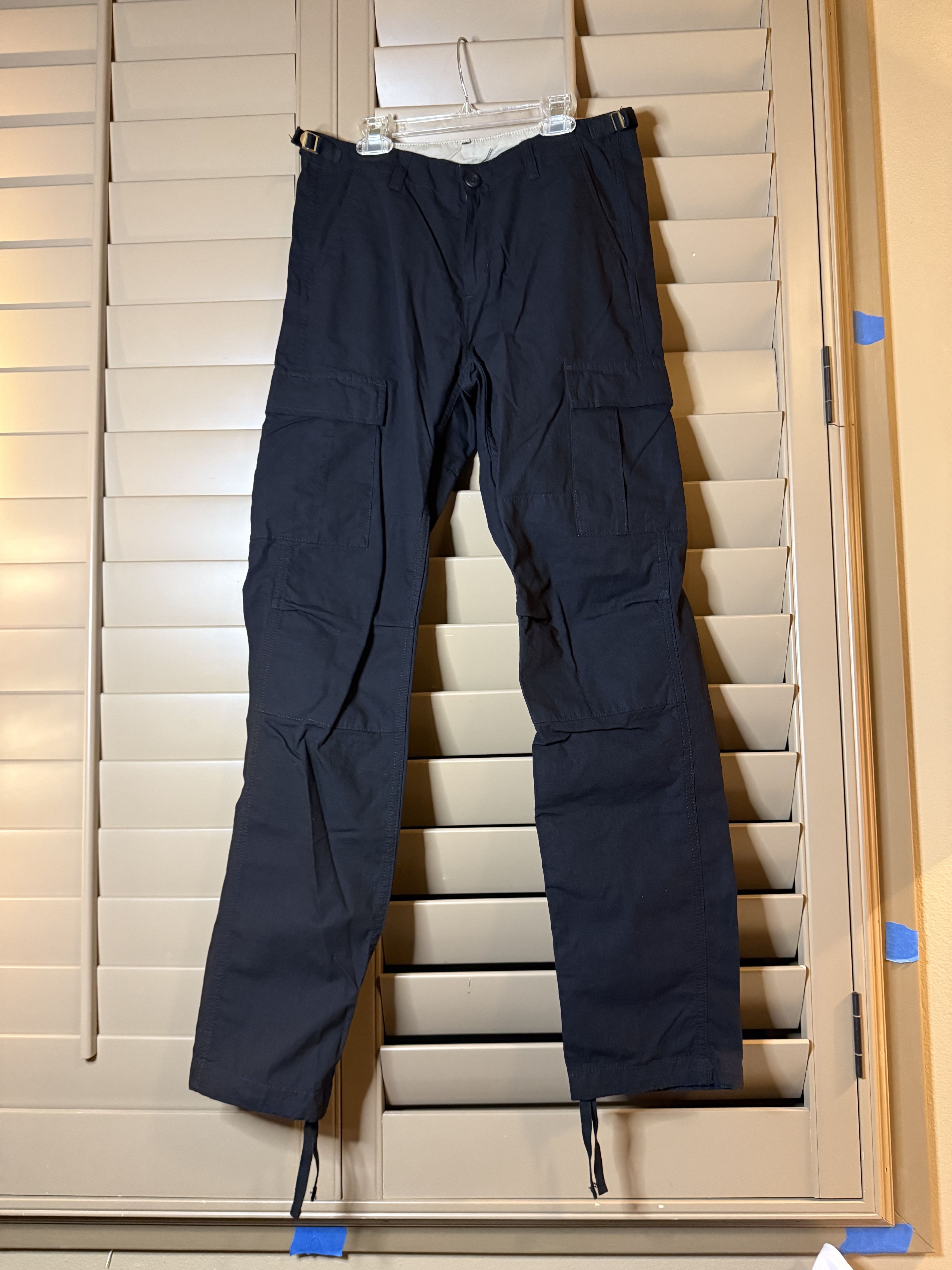 Carhartt Wip Carhartt WIP Aviation Cargo Pant Black (29x32) Size US 29 - 1 Thumbnail
