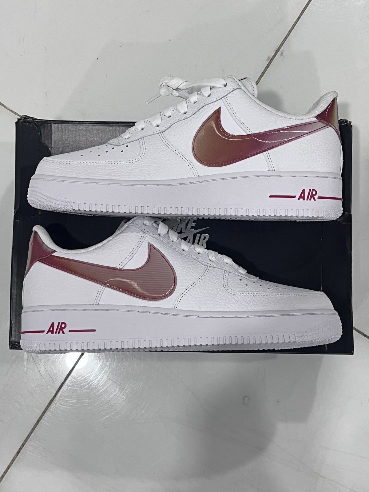 Nike Nike Air Force 1 ‘Jumbo Swoosh University Red’ Size US 9.5 / EU 42-43 - 1 Thumbnail