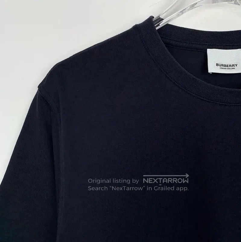 Burberry Burberry Black Cotton T-Shirt for Women. Size XS / US 0-2 / IT 36-38 - 3 Thumbnail