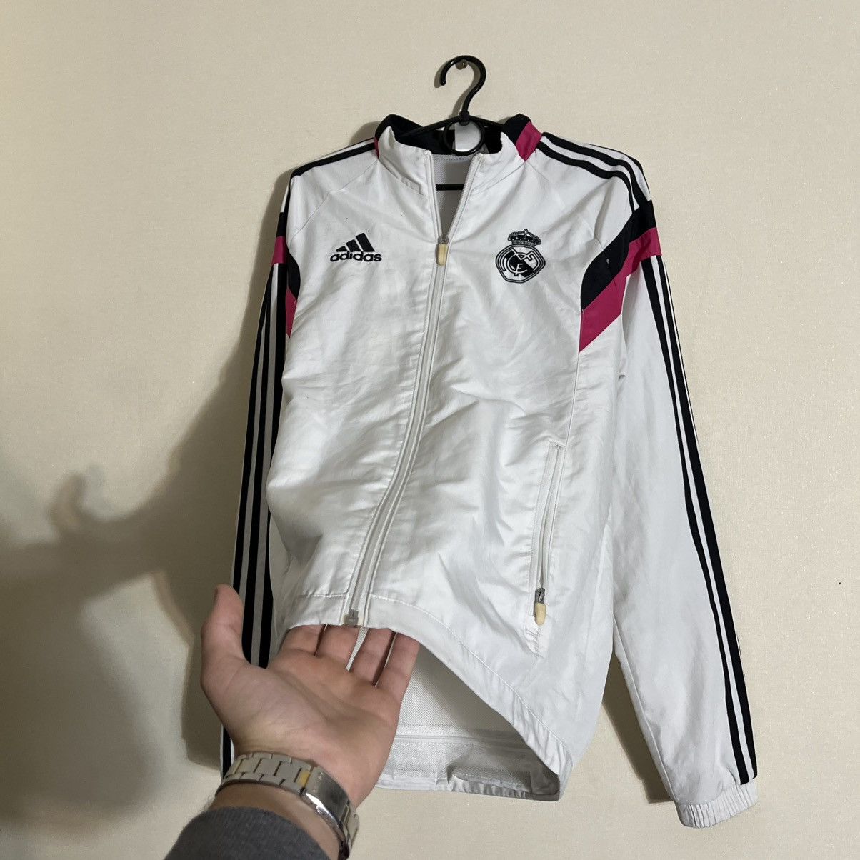 Adidas Vintage Adidas Real Madrid Track Jacket Size US S / EU 44-46 / 1 - 8 Thumbnail