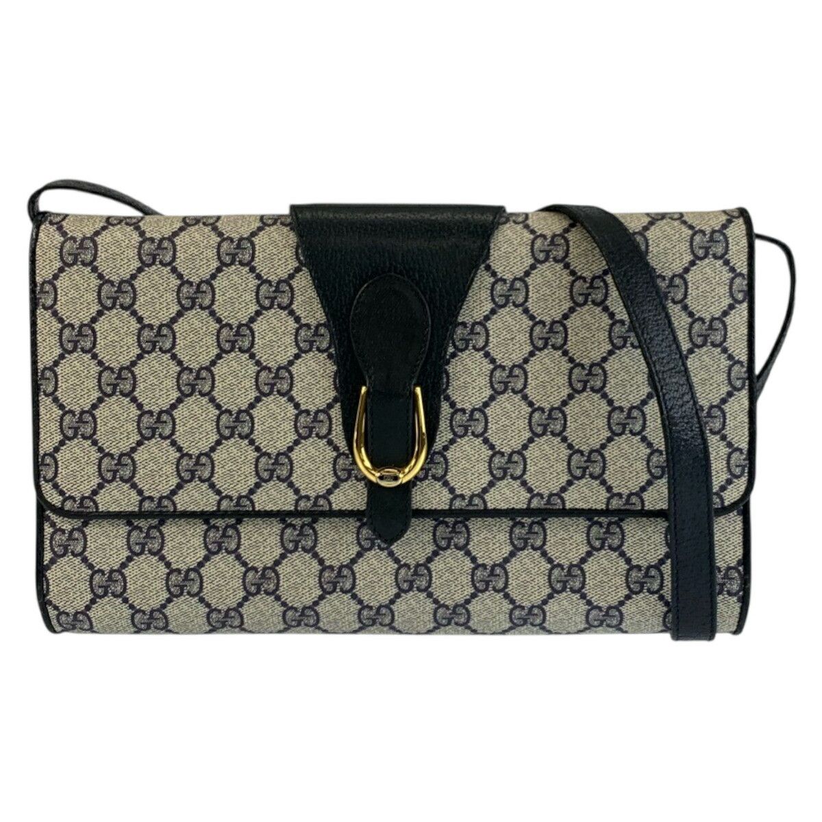 Gucci Gucci Gucci GG Supreme Canvas Leather Shoulder Bag Textile Crossbody Bag DUTY FREE for USA Size ONE SIZE - 1 Thumbnail