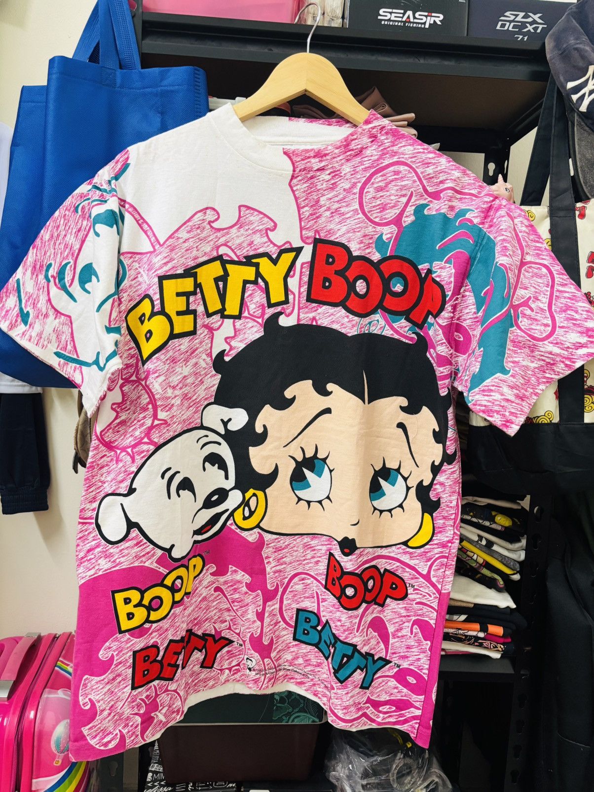 Vintage VINTAGE 1994 BETTY BOOB FULLPRINT Size US L / EU 52-54 / 3 - 1 Thumbnail