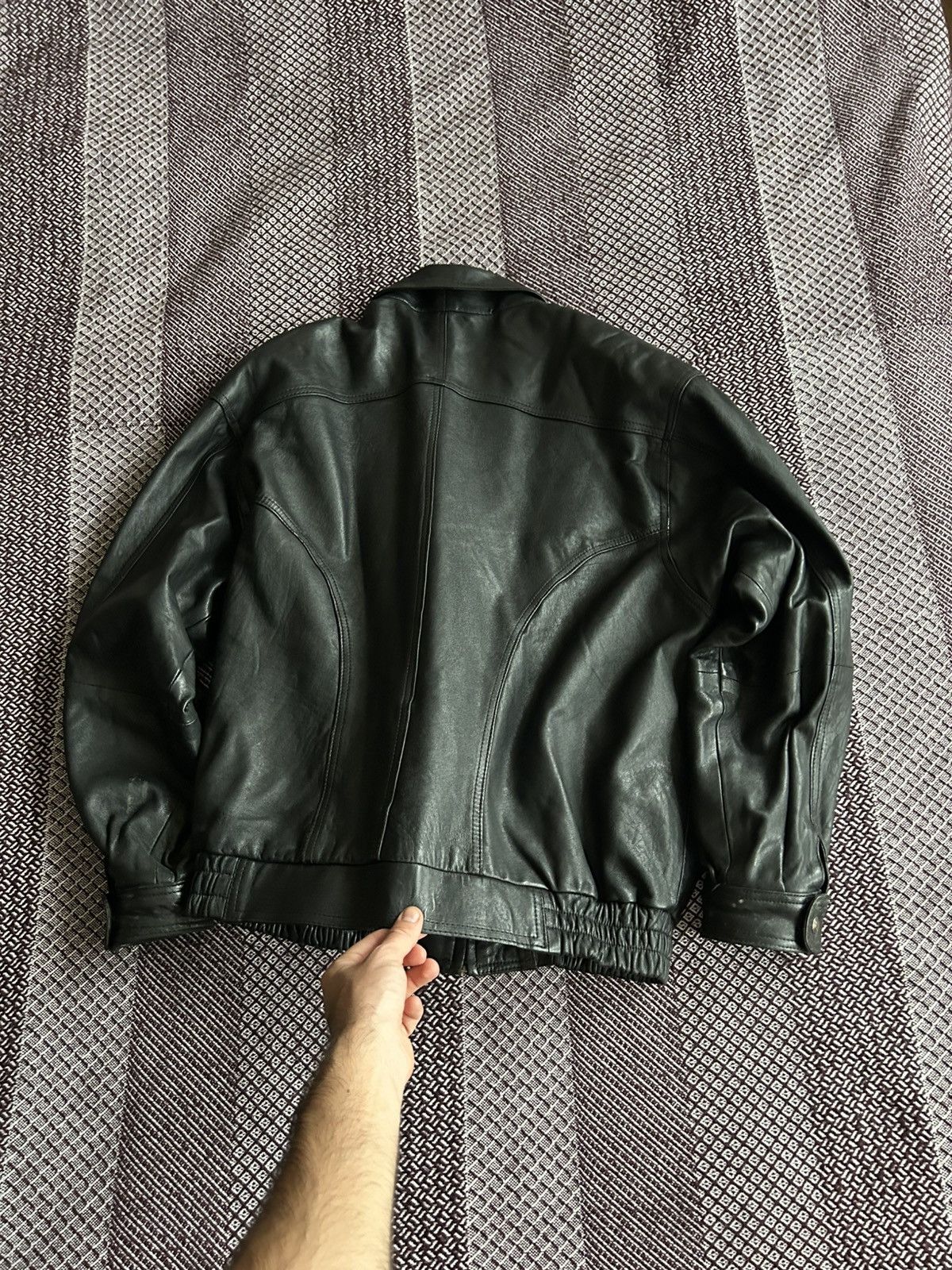 Angelo Litrico Vintage Leather Jacket Angelo Litrico Thrashed Solid Style Size US L / EU 52-54 / 3 - 16 Thumbnail