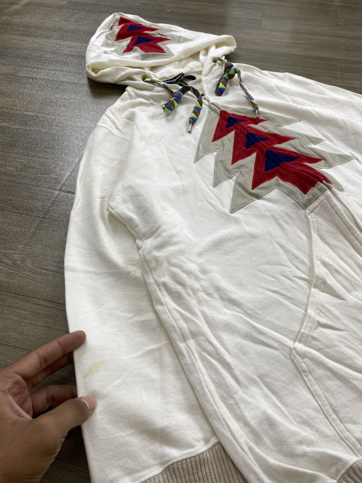 mercibeaucoup Vintage Mercibeaucoup Issey Miyake Festive Tree Zip Hoodie Size US L / EU 52-54 / 3 - 5 Thumbnail