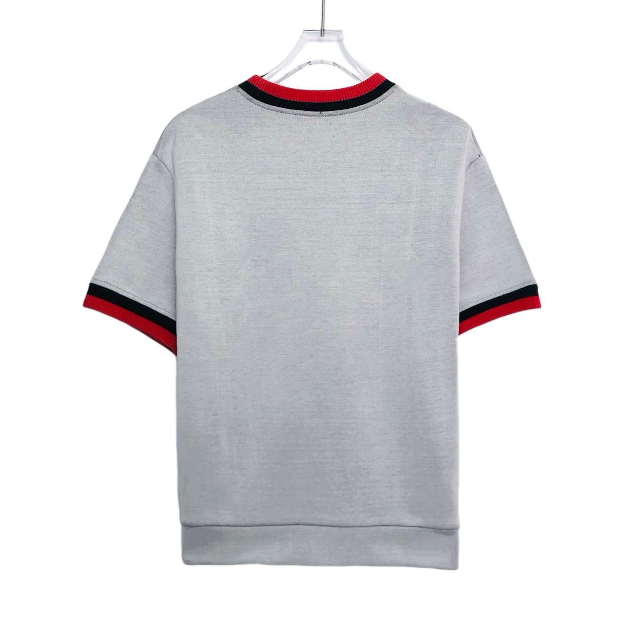Prada Prada Striped Print Crew Neck Short Sleeve T-shirt K26WX Size XS / US 0-2 / IT 36-38 - 2 Thumbnail