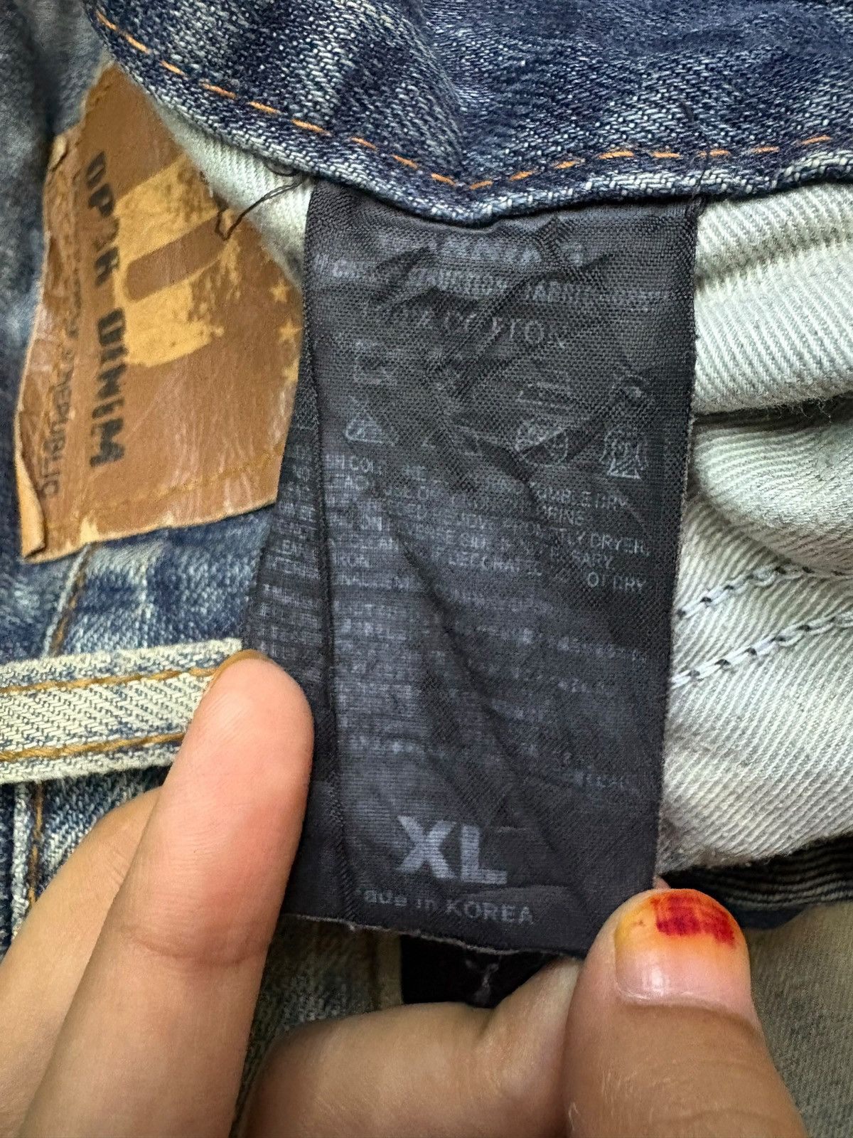 Japanese Brand Vintage Japanese Brand Mud Wash Loose Baggy Jeans Size US 36 / EU 52 - 10 Thumbnail