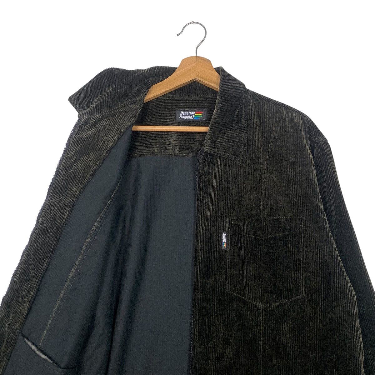 Benetton × Formula 1 × Japanese Brand Benetton formula 1 corduroy zipper jacket Size US L / EU 52-54 / 3 - 10 Thumbnail
