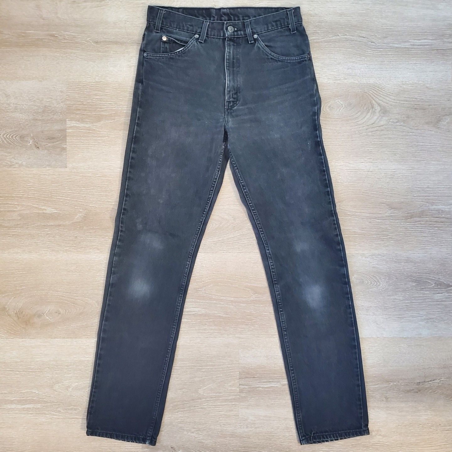 Levi's Vintage Clothing Vtg 1995 Levi’s 505 Orange Tab Jeans Straight Leg Distressed Size US 32 / EU 48 - 3 Thumbnail