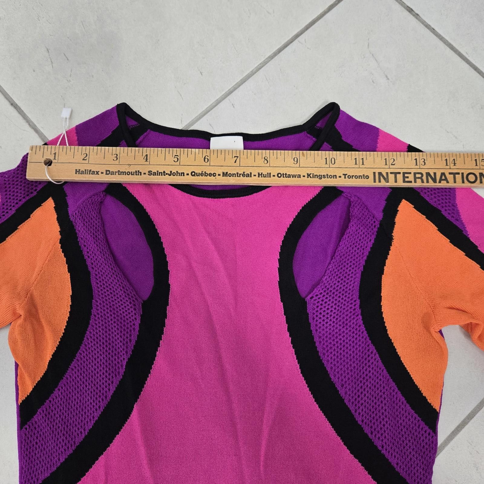 Pinko Pinko Dress Color Block Fitted Cut Out Bodycon Cocktail Size XS / US 0-2 / IT 36-38 - 4 Thumbnail