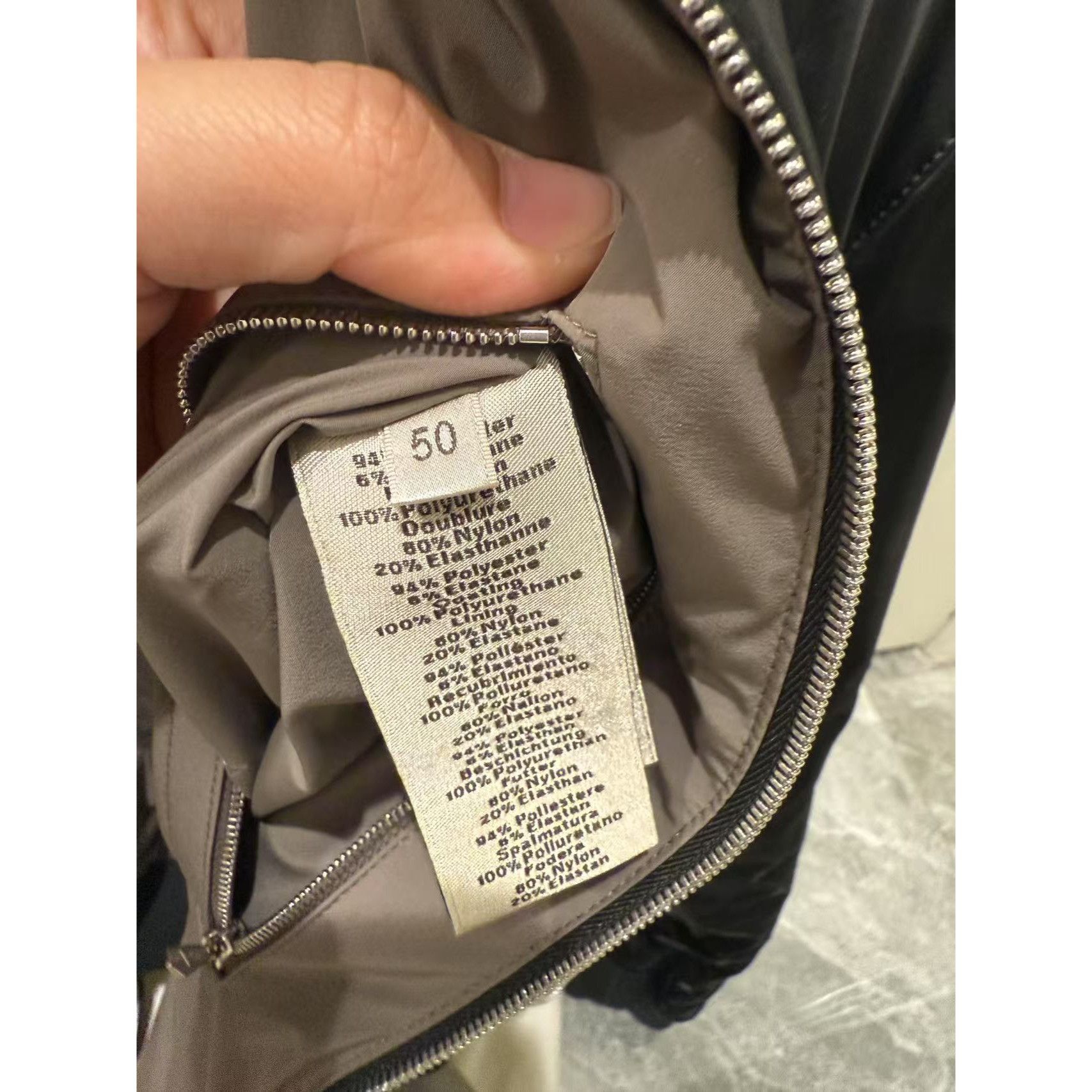 Hermes Hermes Mens Black Satin Bomber Jacket With Zippered Pockets Size US M / EU 48-50 / 2 - 7 Thumbnail