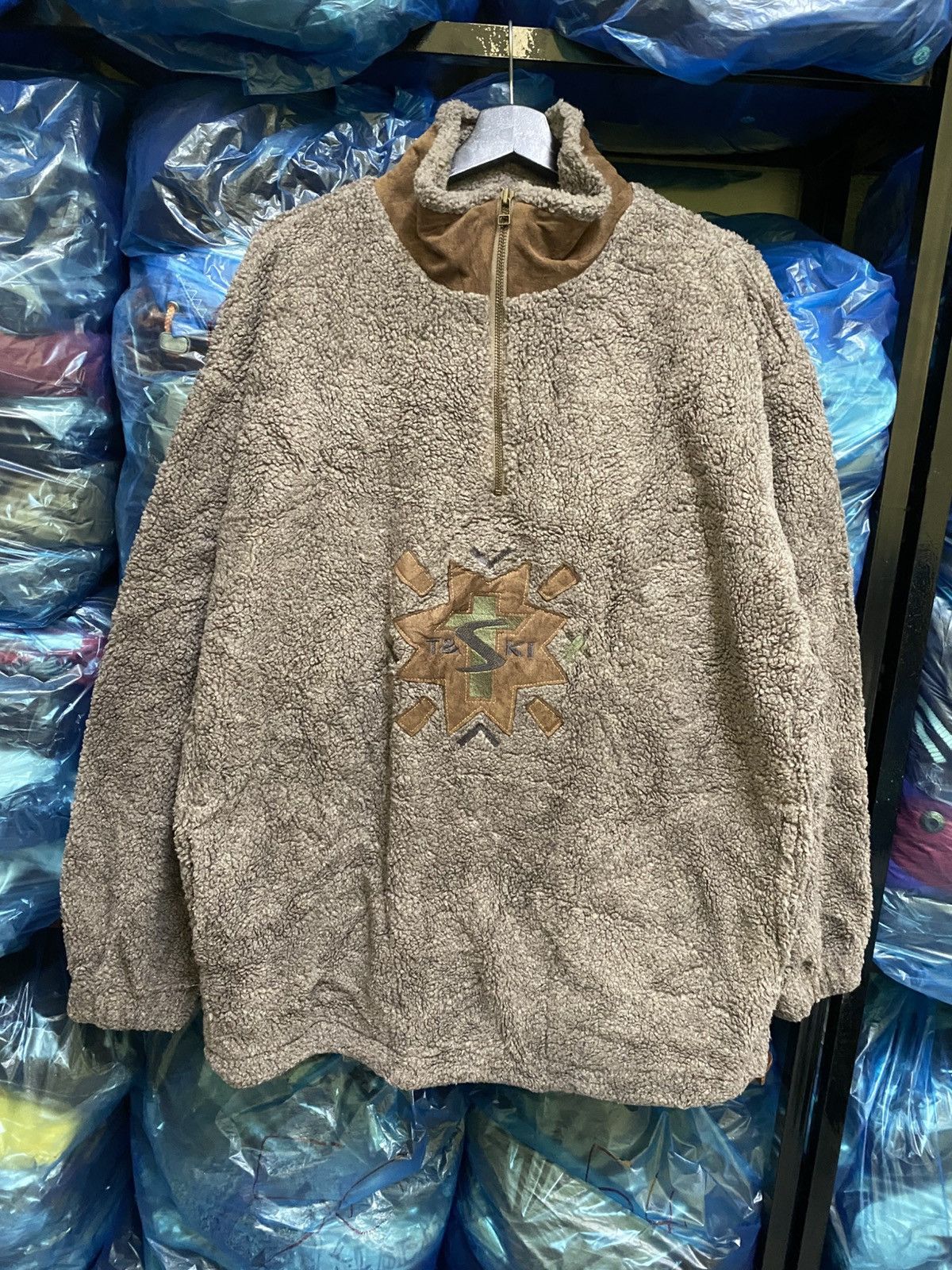Urban Outfitters VINTAGE T & SKI ORIGINAL 1/4 ZIPPER FLEECE JACKET Size US M / EU 48-50 / 2 - 1 Thumbnail
