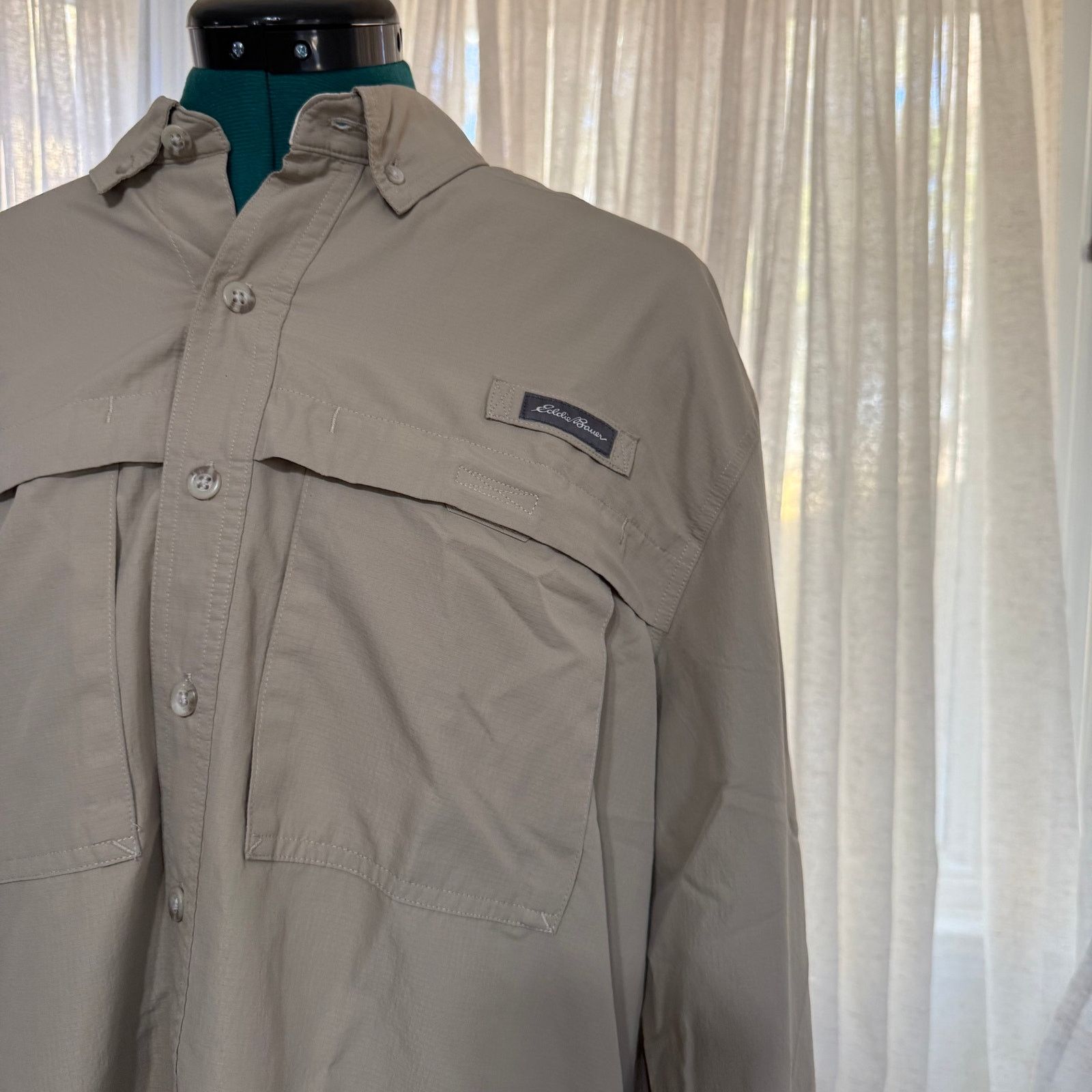 Eddie Bauer Eddie Bauer Long Sleeve Button-Down Shirt | Sz L Size US L / EU 52-54 / 3 - 3 Thumbnail