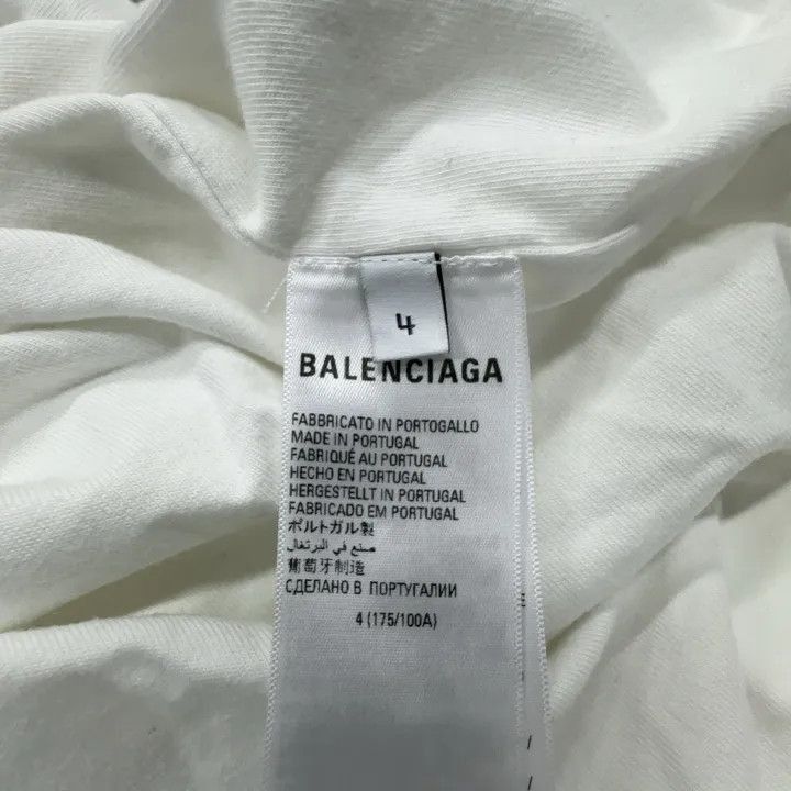 Balenciaga Balenciaga Balenciaga x Adidas Logo Embroidered TShirt -25 Size US S / EU 44-46 / 1 - 1 Thumbnail