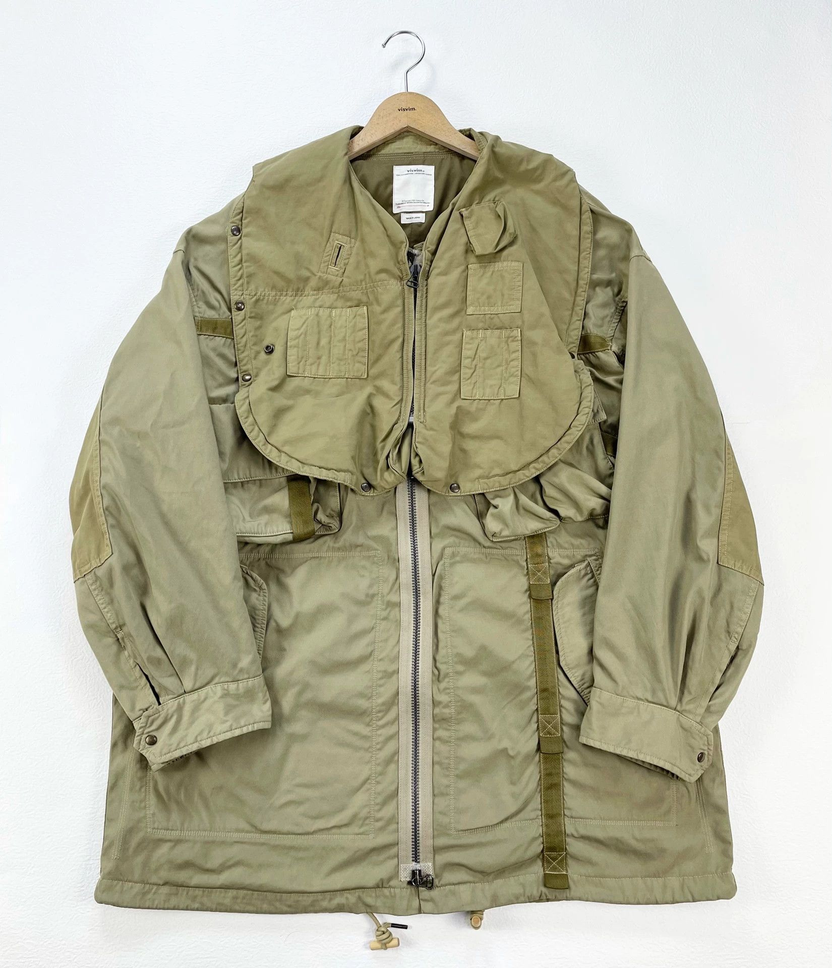 Visvim visvim paratrooper coat with unique dyeing technique Size US L / EU 52-54 / 3 - 1 Thumbnail